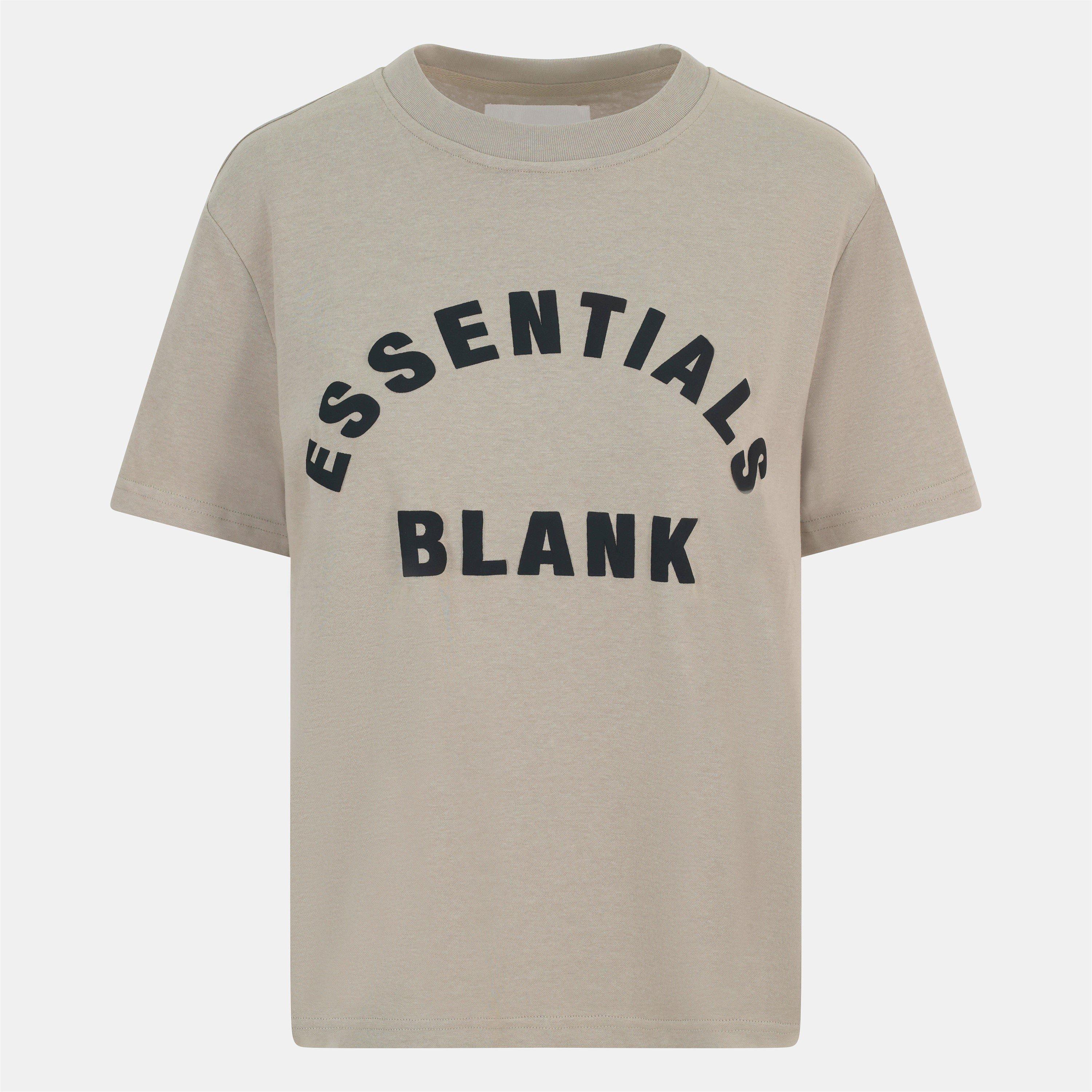 Blank Essentials Women's Blank Arched Print Puff T-Shirt - Eucalyptus - 10 (S)