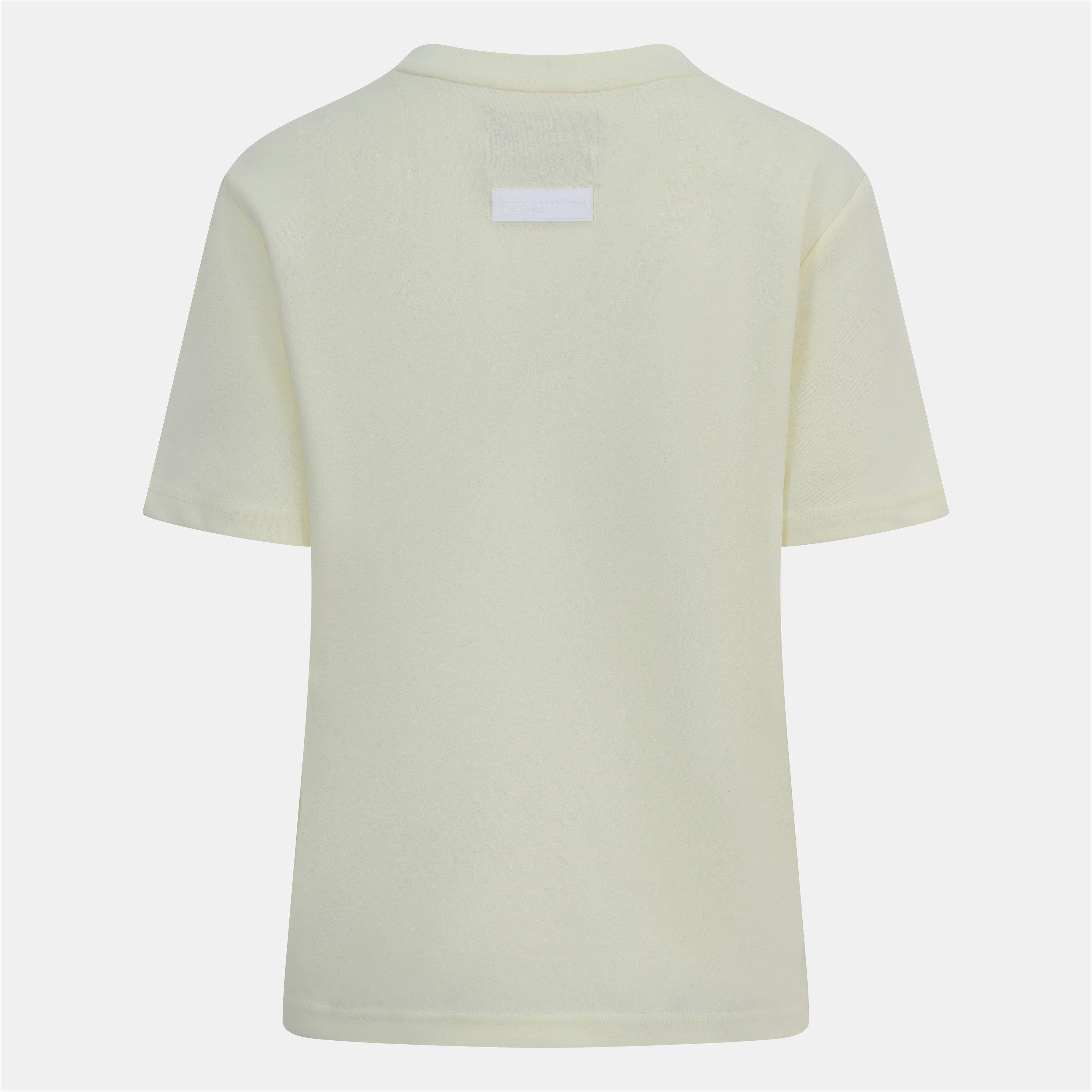 Celstial Yellow - Blank Essentials - Blank Arched Print Puff T-Shirt Ladies - 2