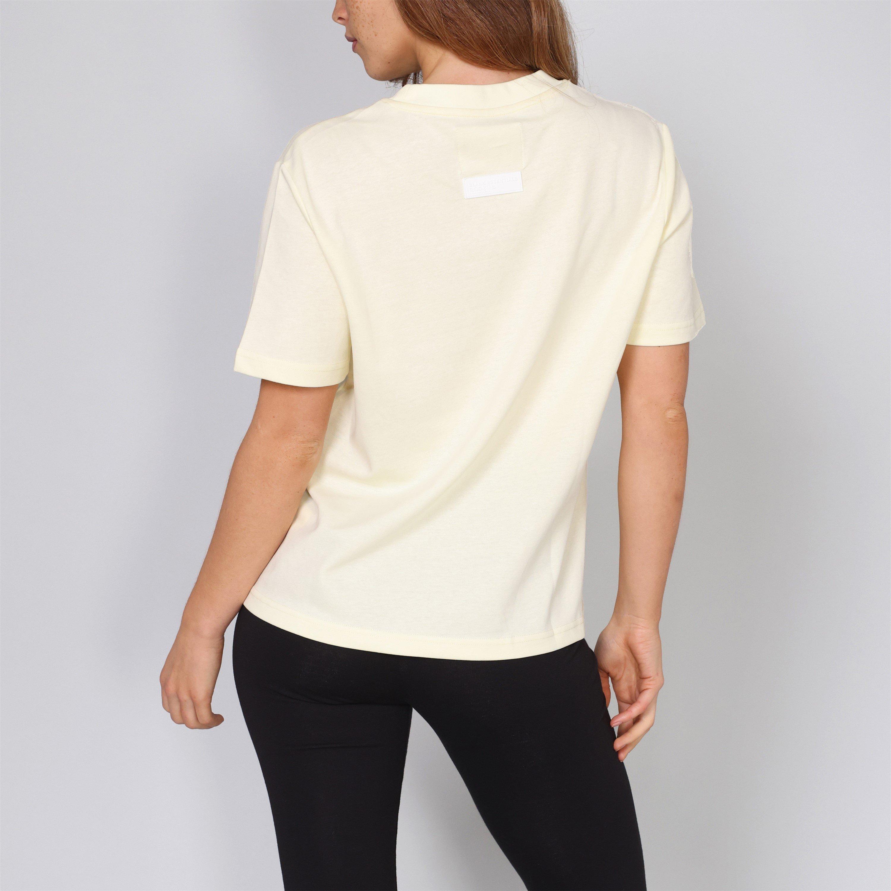 Celstial Yellow - Blank Essentials - Blank Arched Print Puff T-Shirt Ladies - 4