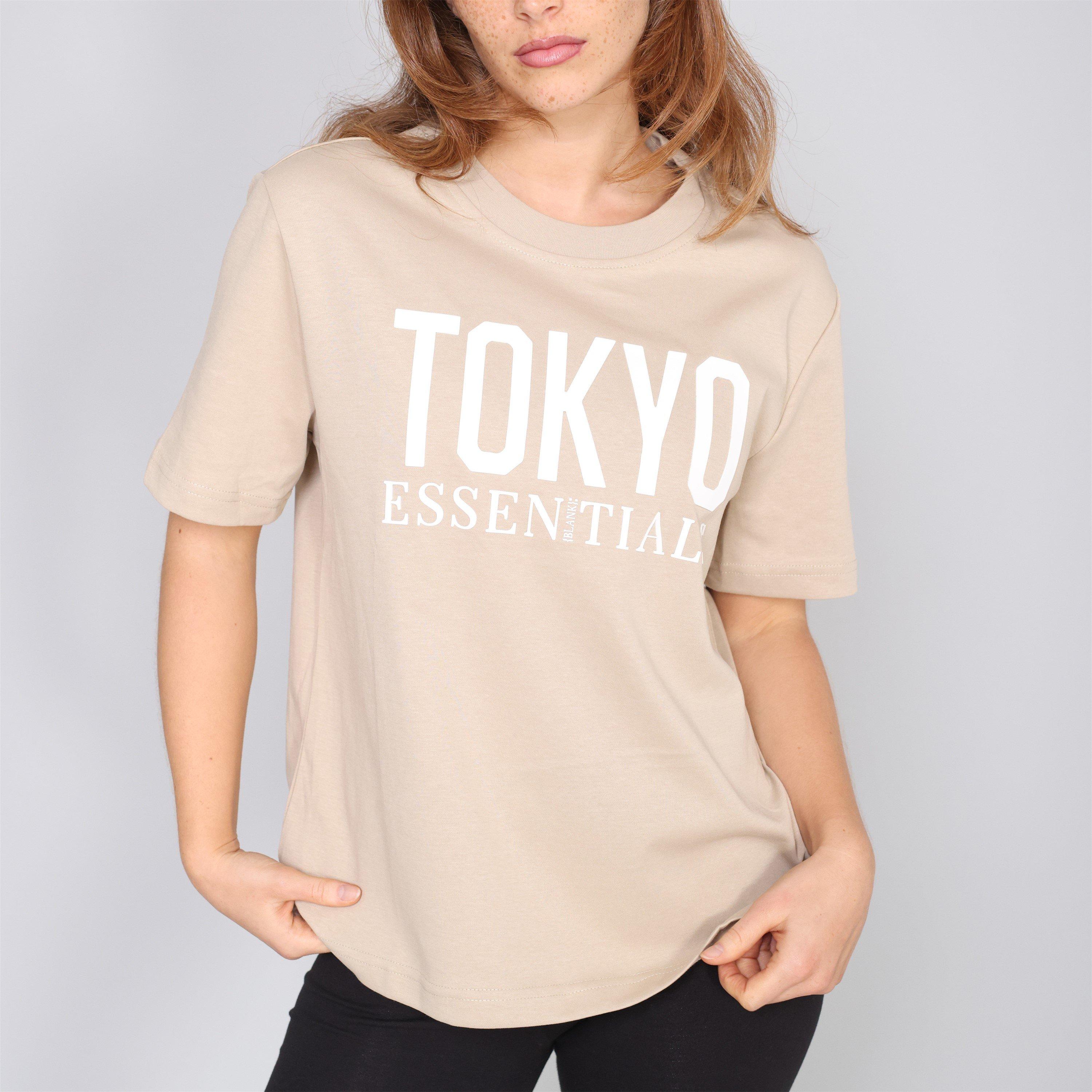 Summer Sand - Blank Essentials - Women's Tokyo Cotton Short Sleeve Oversized Fit T-Shirt - 3
