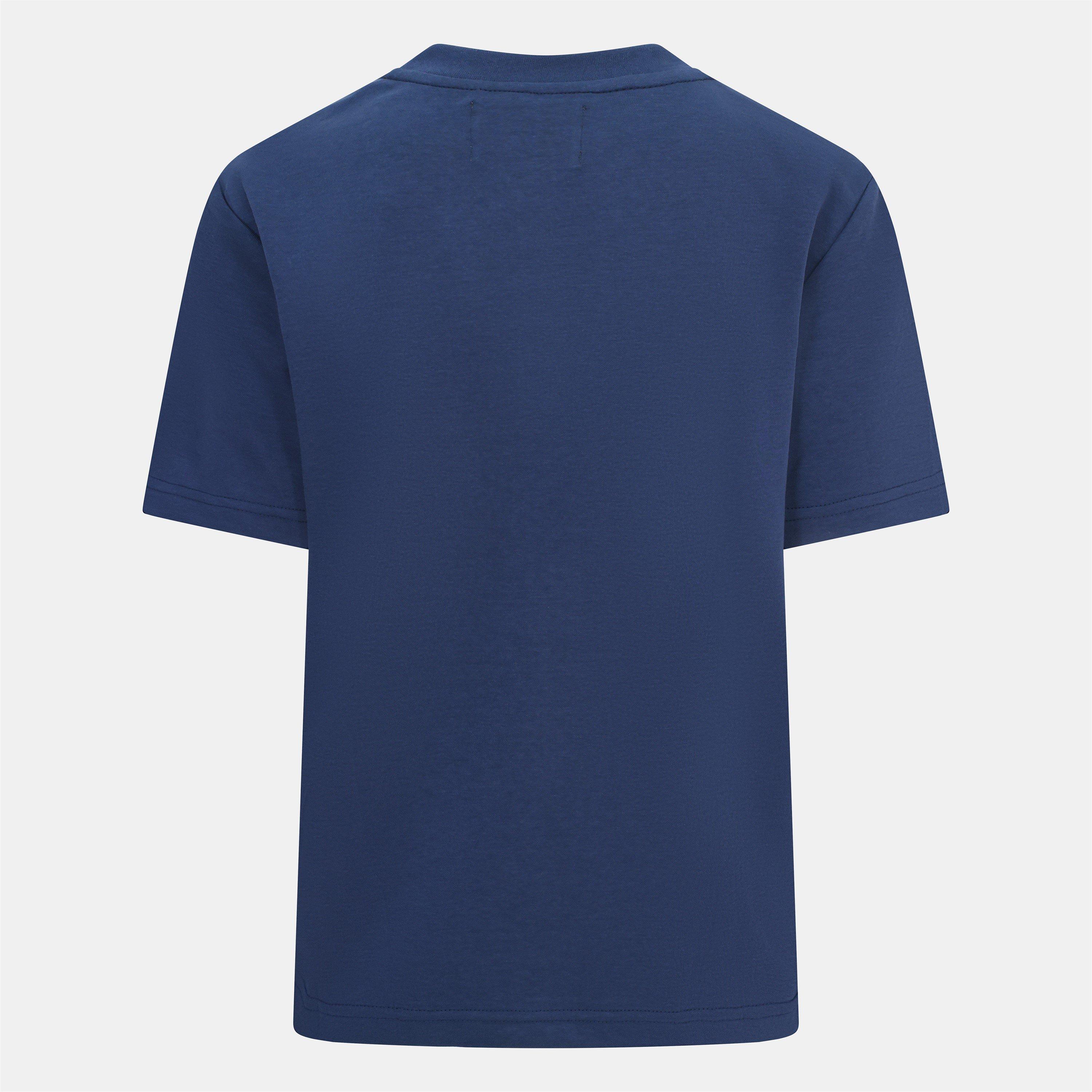 Marineblauw - Blank Essentials - Women's Tokyo Cotton Short Sleeve Oversized Fit T-Shirt - 2
