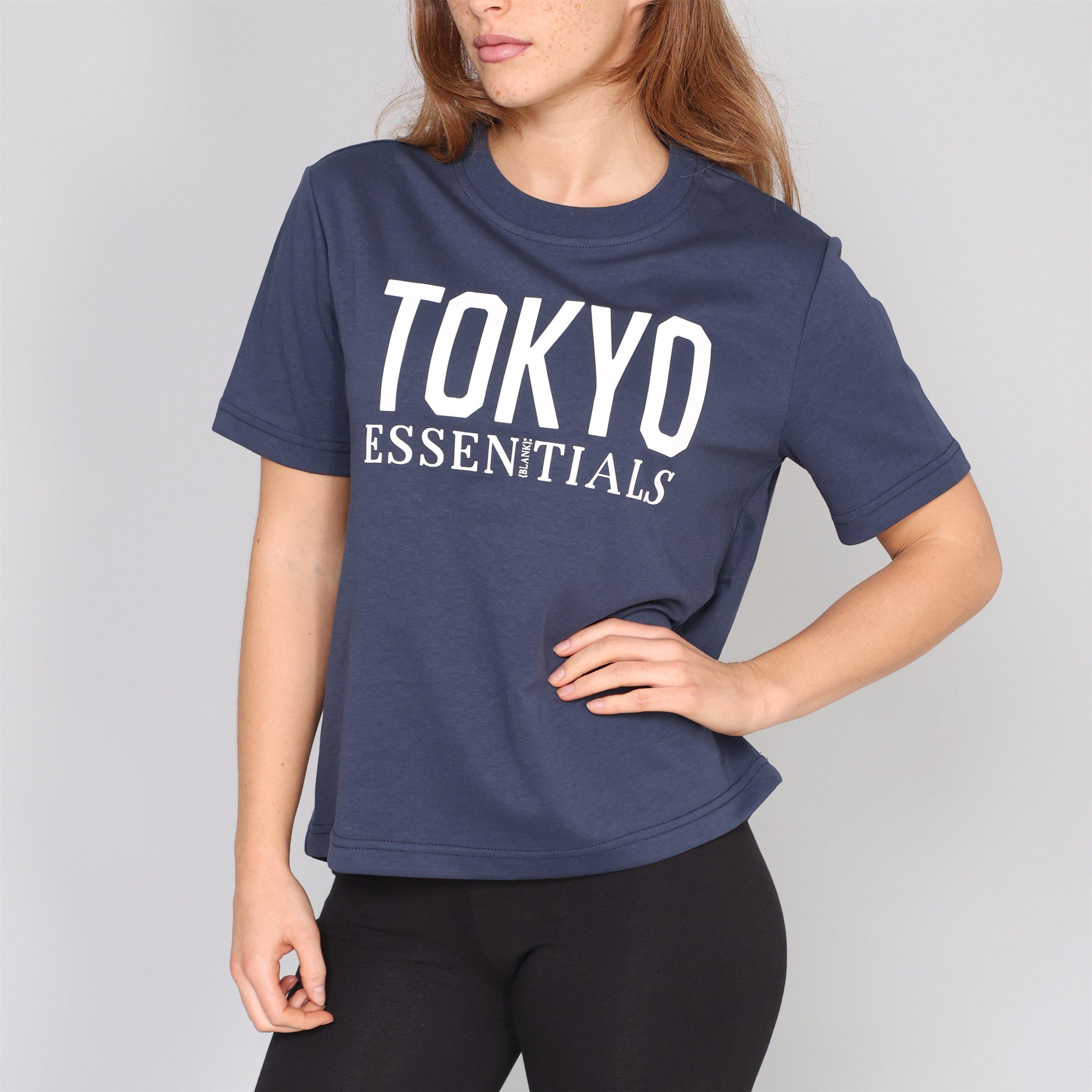 Marineblauw - Blank Essentials - Women's Tokyo Cotton Short Sleeve Oversized Fit T-Shirt - 3