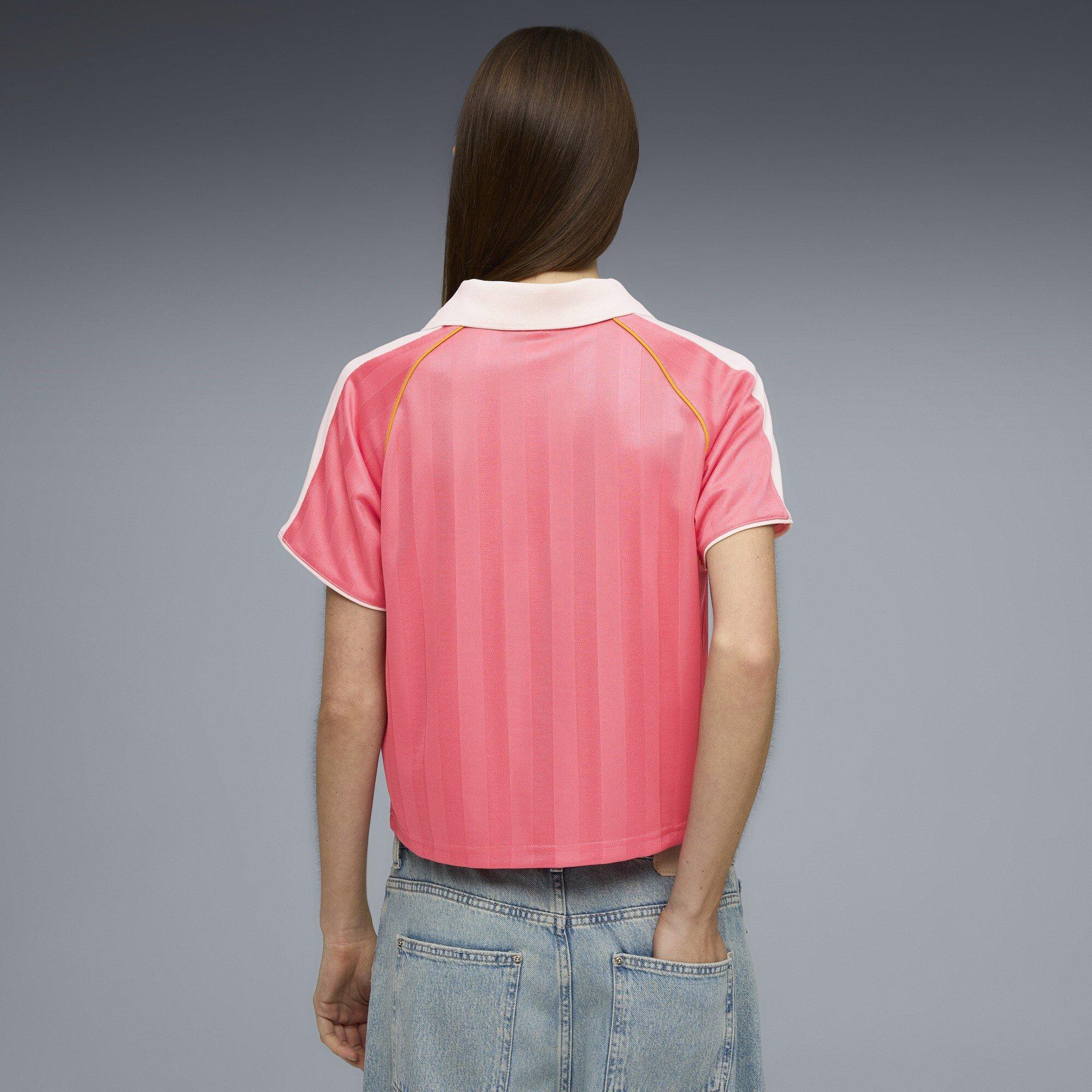 Wild Pink - Puma - T7 Relaxed Womens Football Jersey - 4