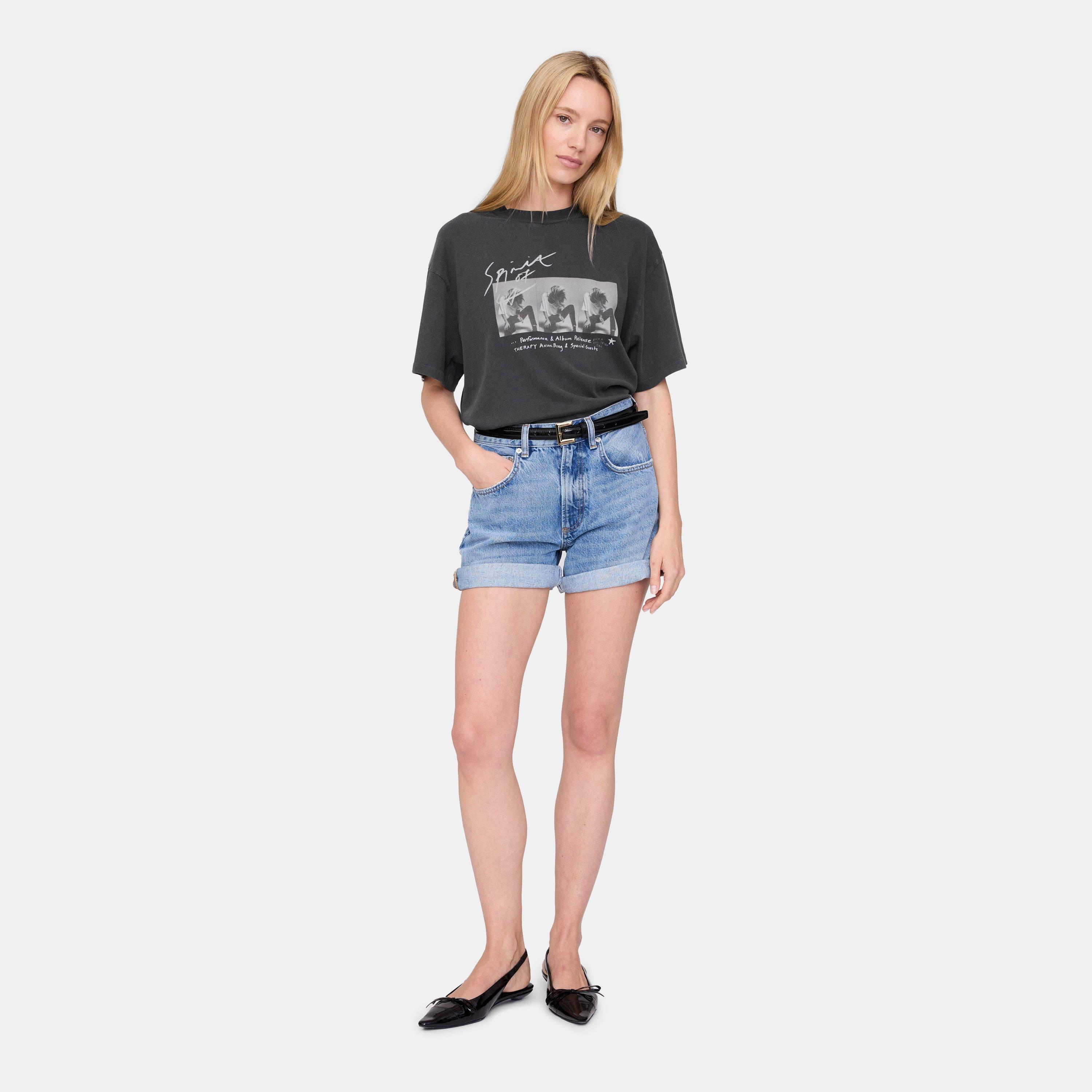 Washed Black - Anine Bing - Women's Ashton Oversized Fit T-Shirt - 3