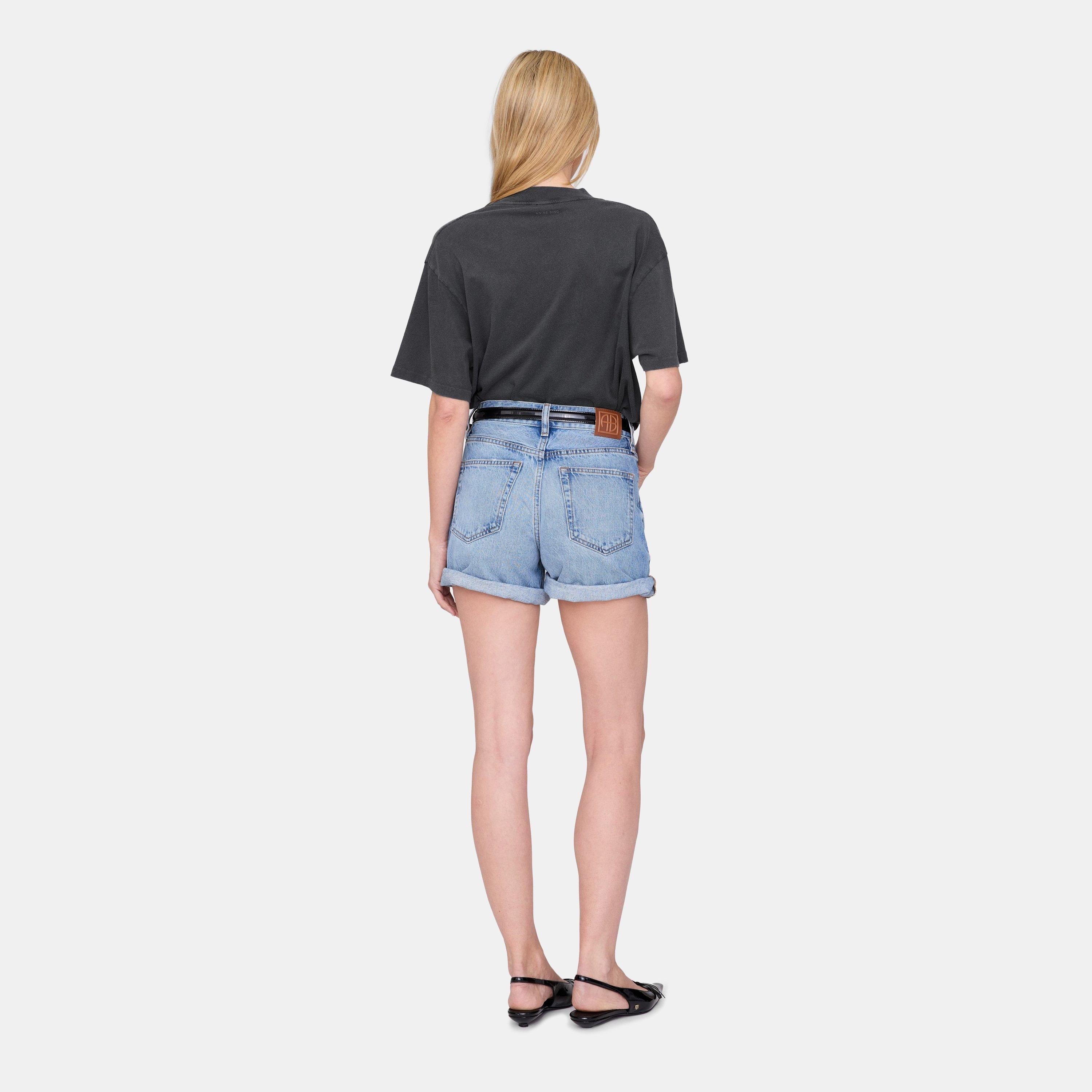 Washed Black - Anine Bing - Women's Ashton Oversized Fit T-Shirt - 4