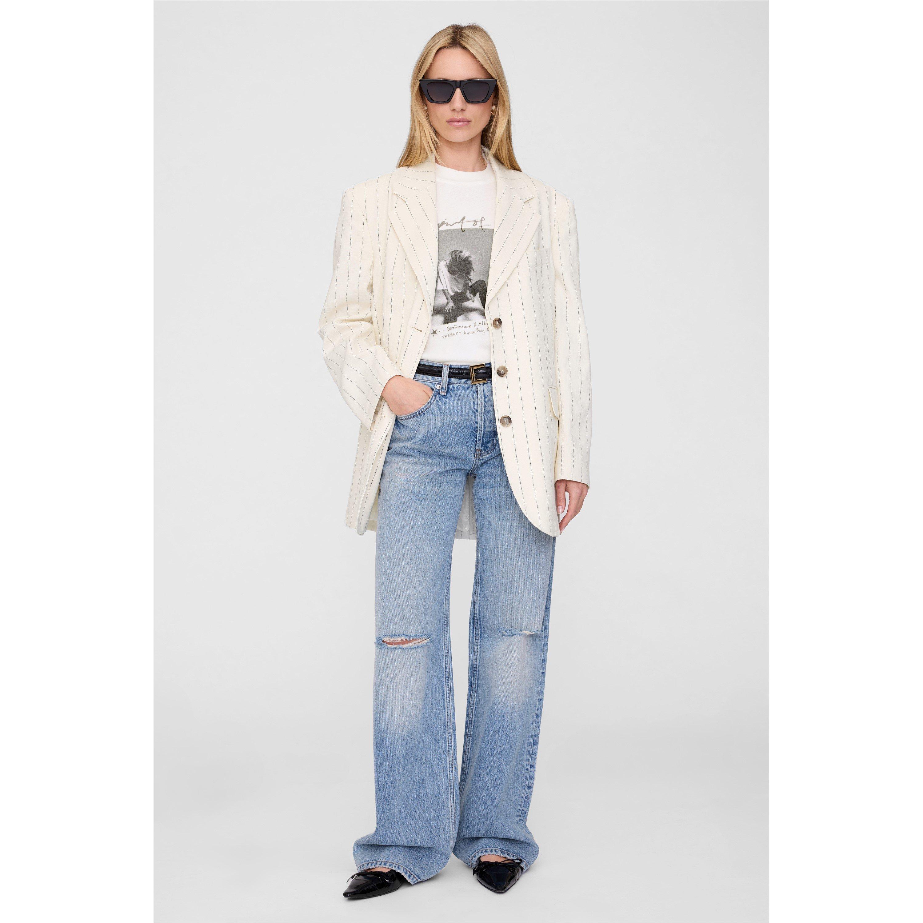 Ivory - Anine Bing - Womens Ashton T-Shirt - 4