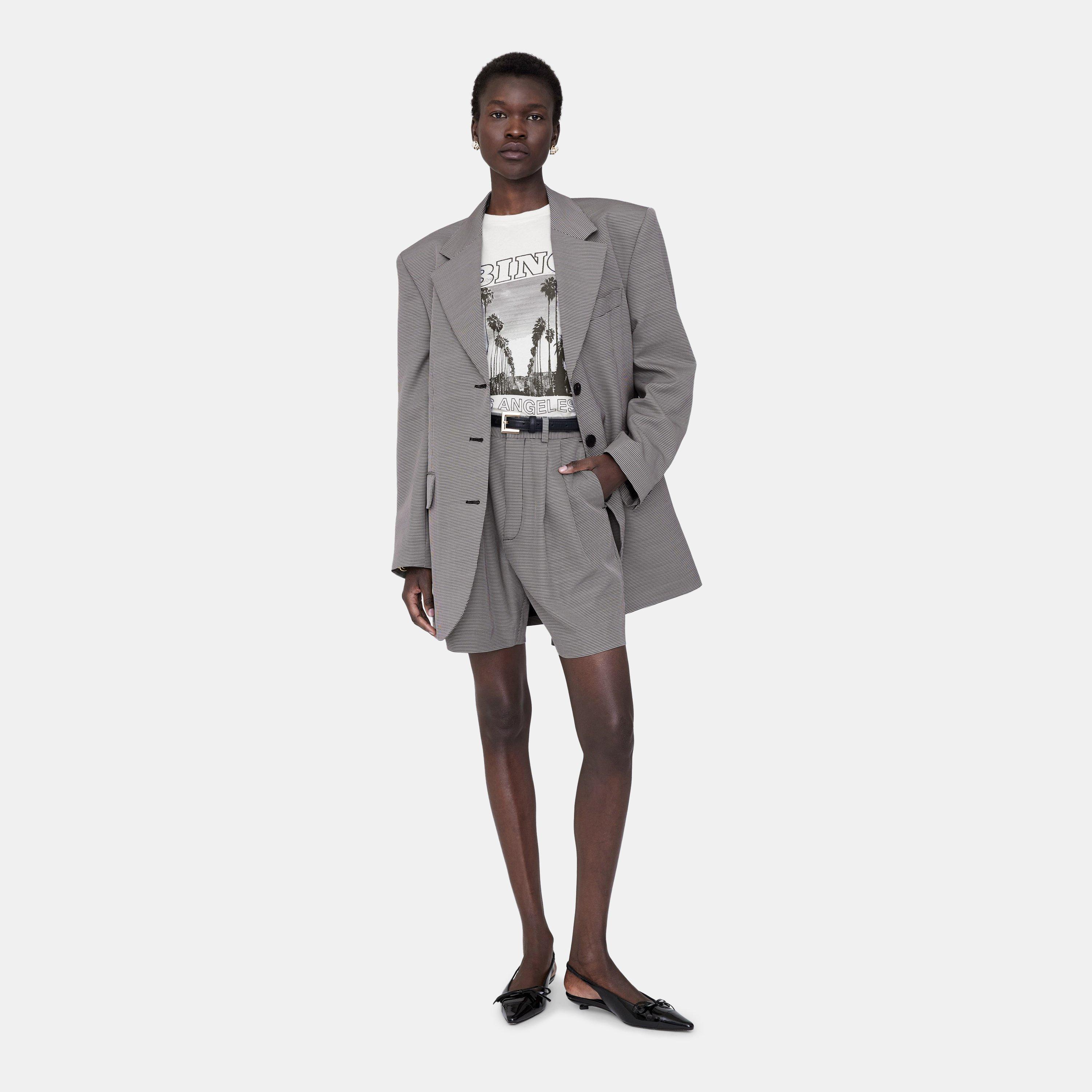 Ivory - Anine Bing - Womens Louis Tour Tee - 6