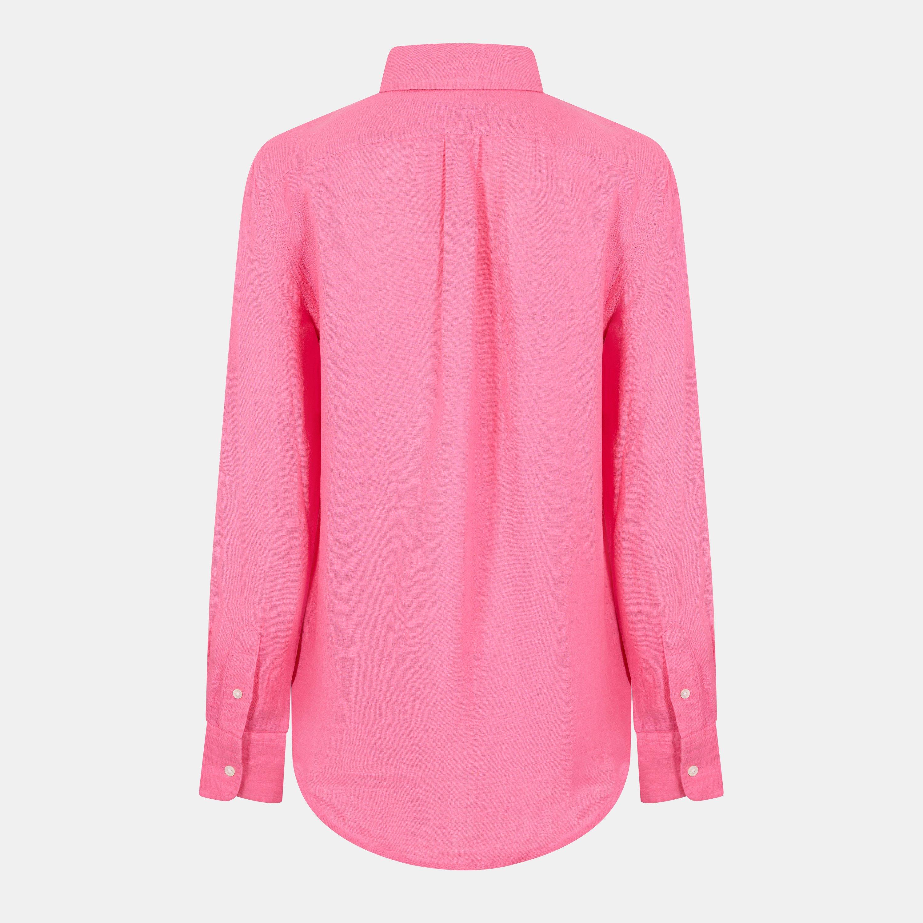 PINK - Polo Ralph Lauren - Polo Linen Shirt Ld61 - 2