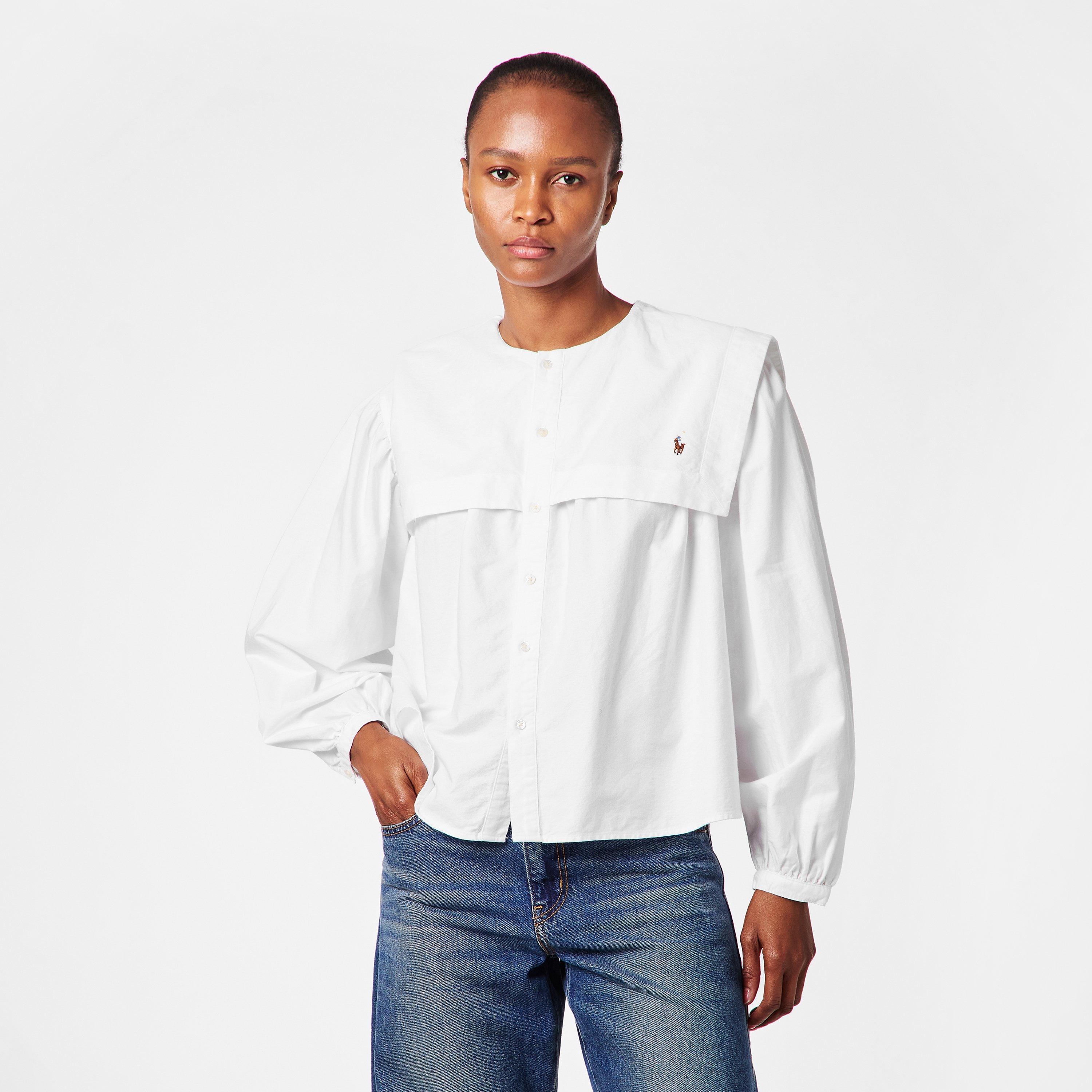 BSR WHITE - Polo Ralph Lauren - Polo Cotton Blouse Ld61 - 3