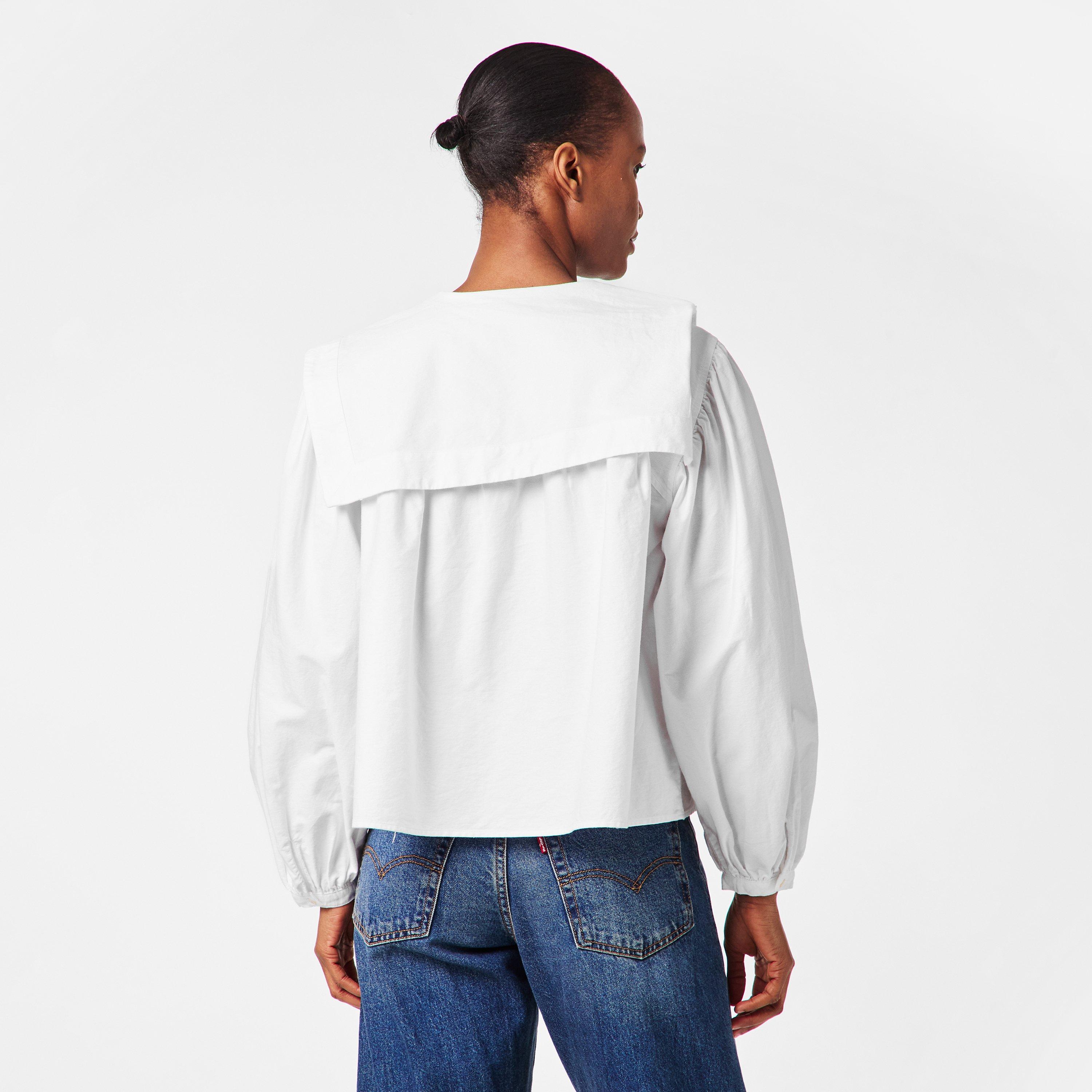 BSR WHITE - Polo Ralph Lauren - Polo Cotton Blouse Ld61 - 4