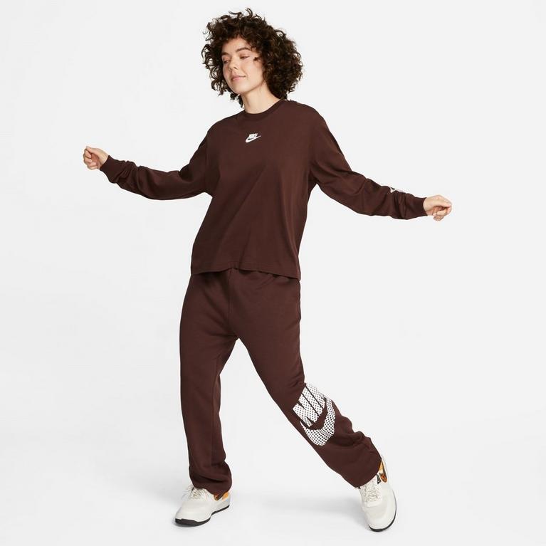 Terre - Nike - embroidered-logo longline cotton hoodie - 5