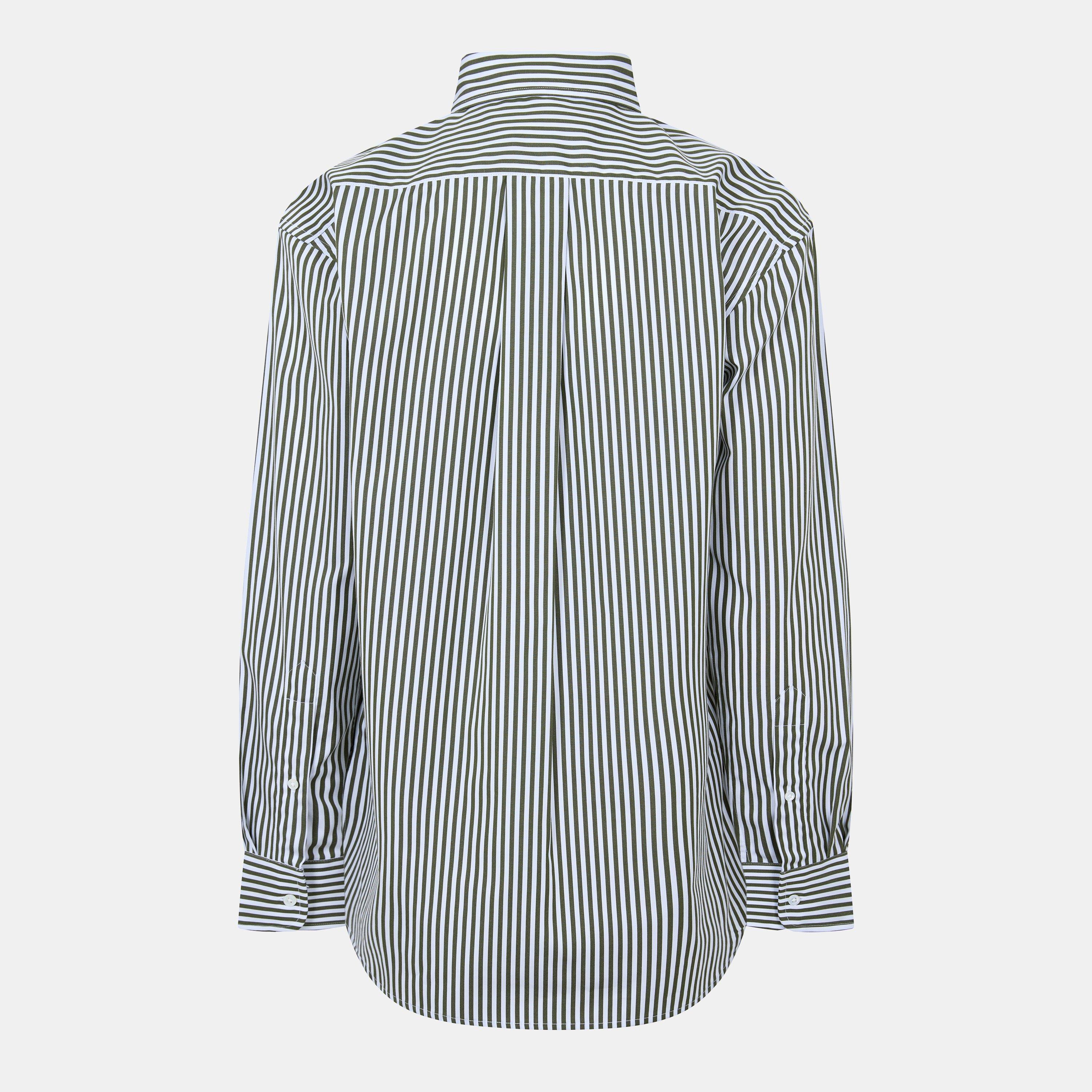 OLIVE WHT - Polo Ralph Lauren - Women's Ramsy Long Sleeve Oxford Shirt - 2