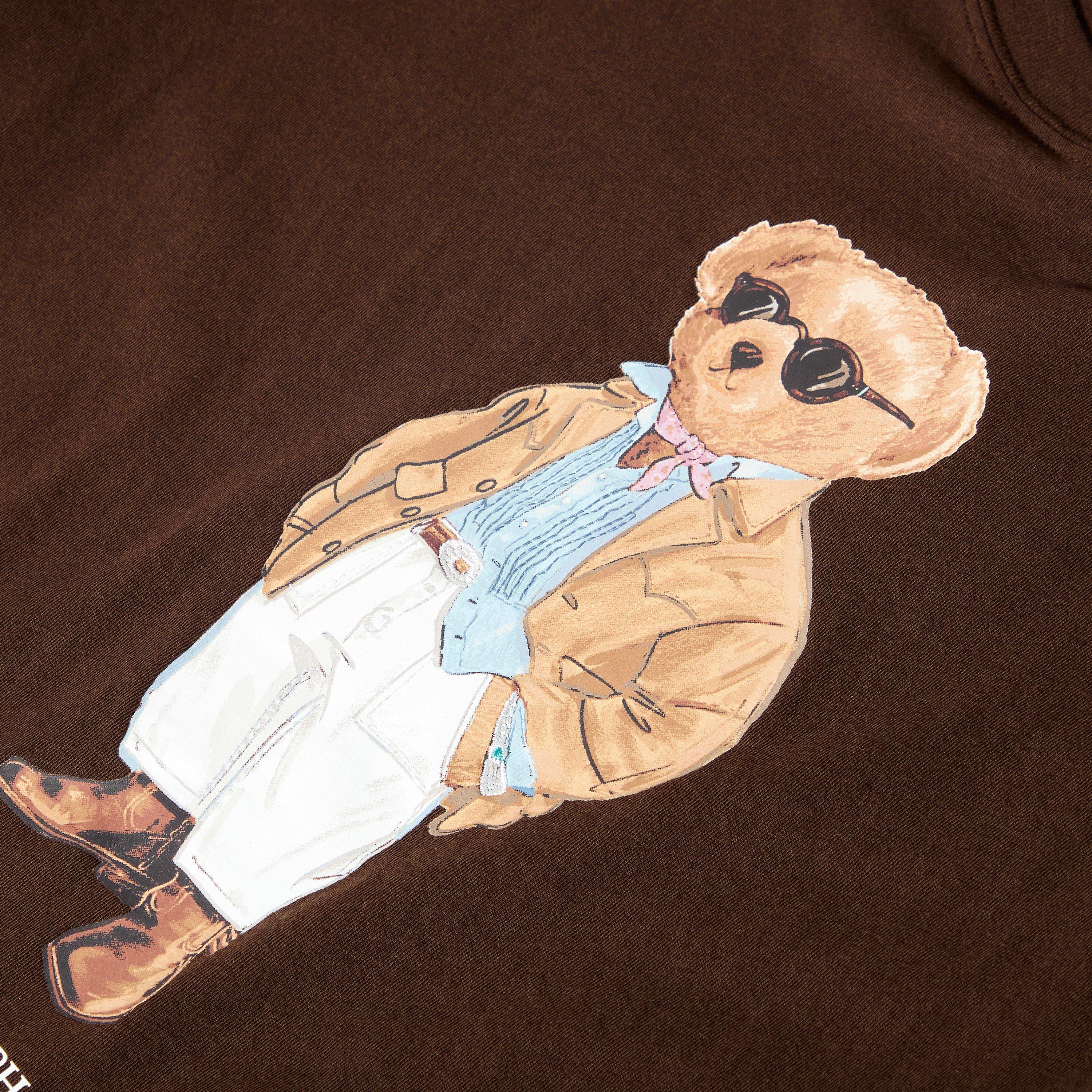 DARK BROWN - Polo Ralph Lauren - Women's Bear T-Shirt - 5