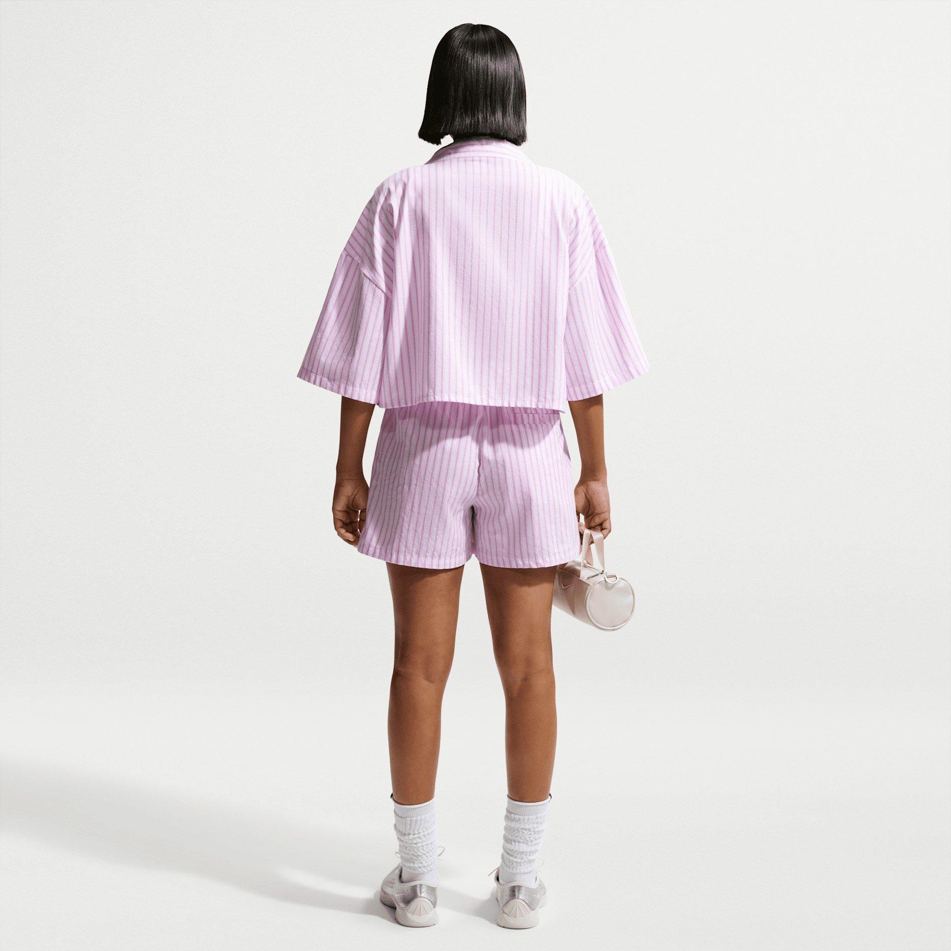 LT Magenta - Nike - Women's Patterned Short Sleeve Shirt - 6