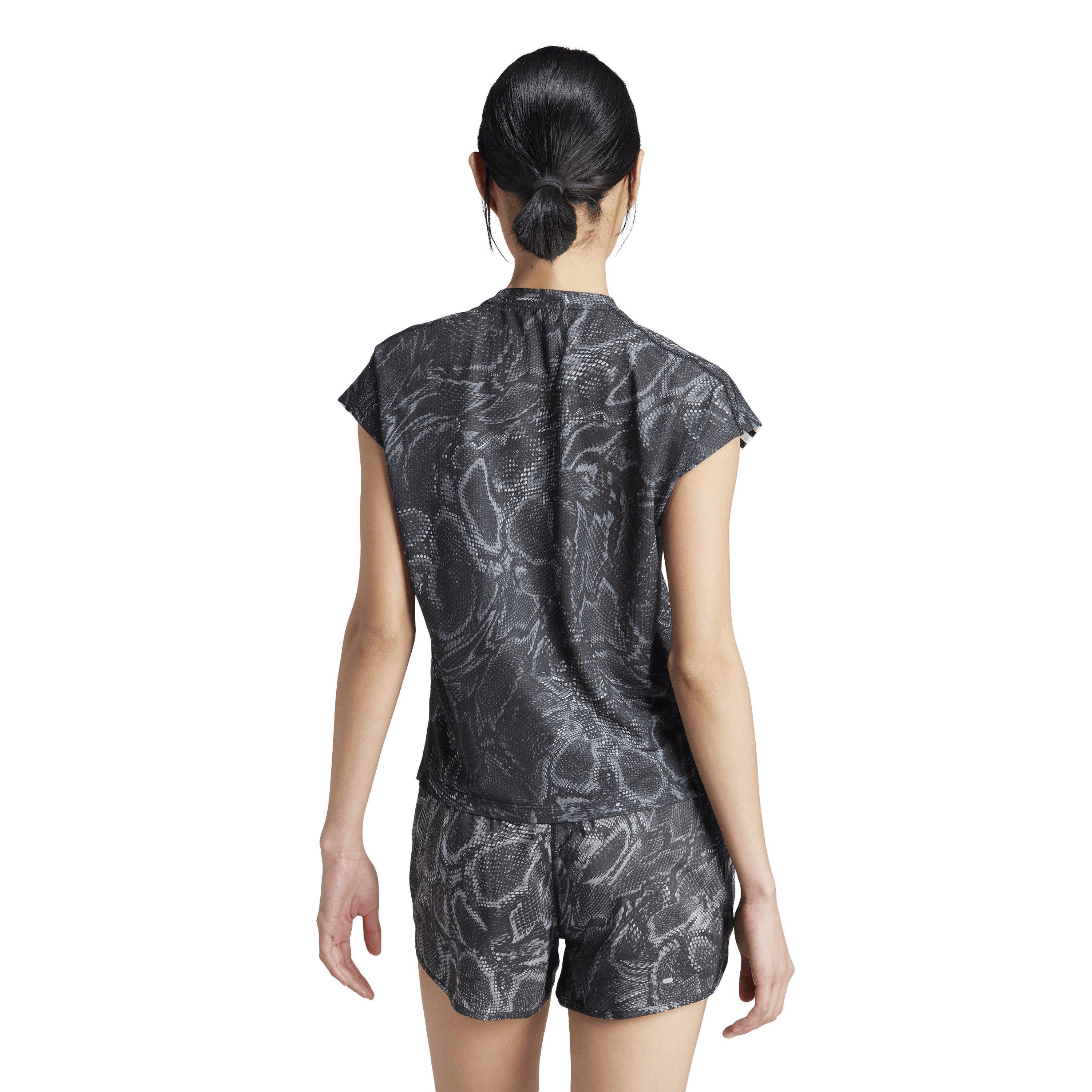 Black - adidas - All Over Print Regular Fit T-Shirt - 3