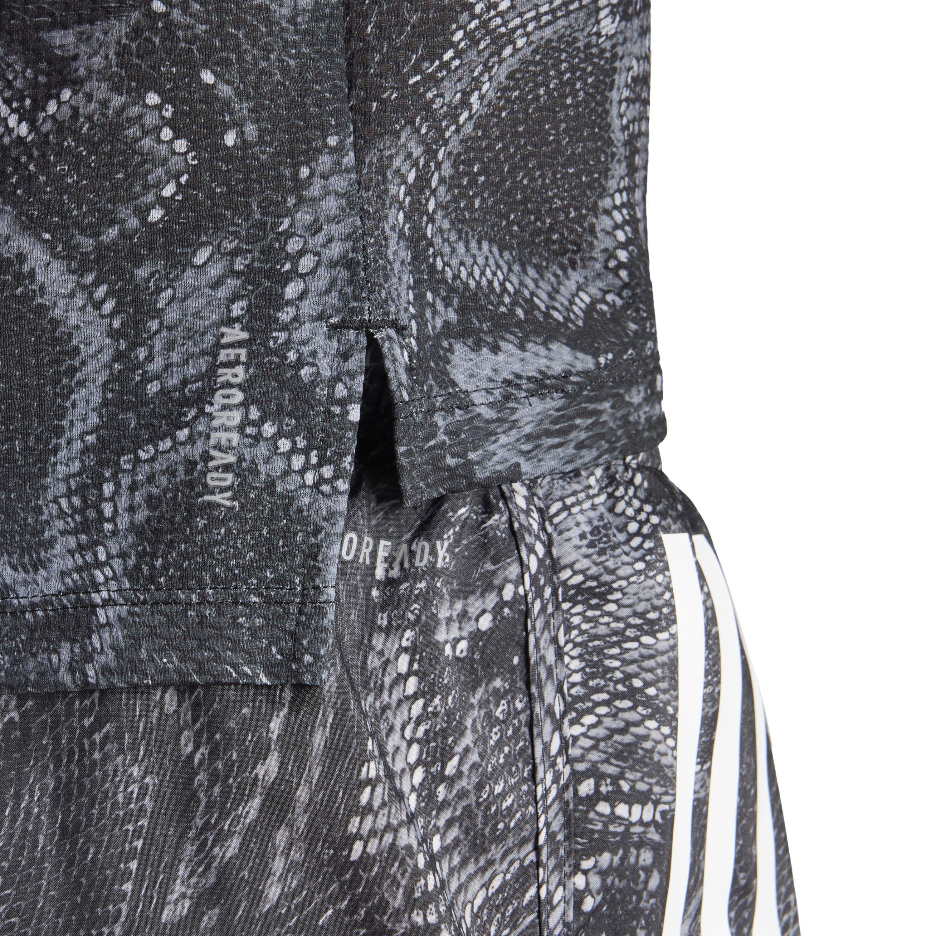 Black - adidas - All Over Print Regular Fit T-Shirt - 5