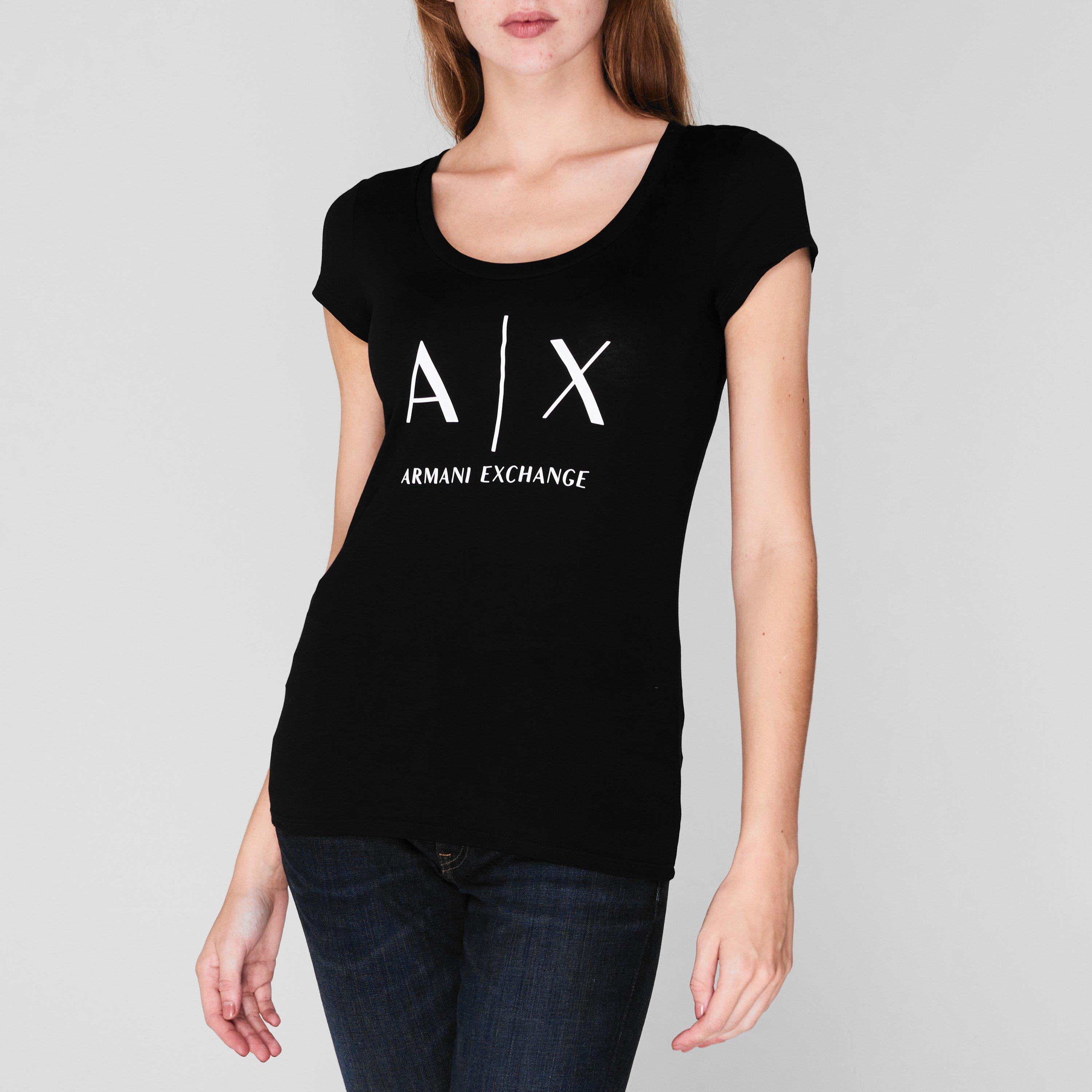 Black 1200 - Armani Exchange - Logo T-Shirt - 2