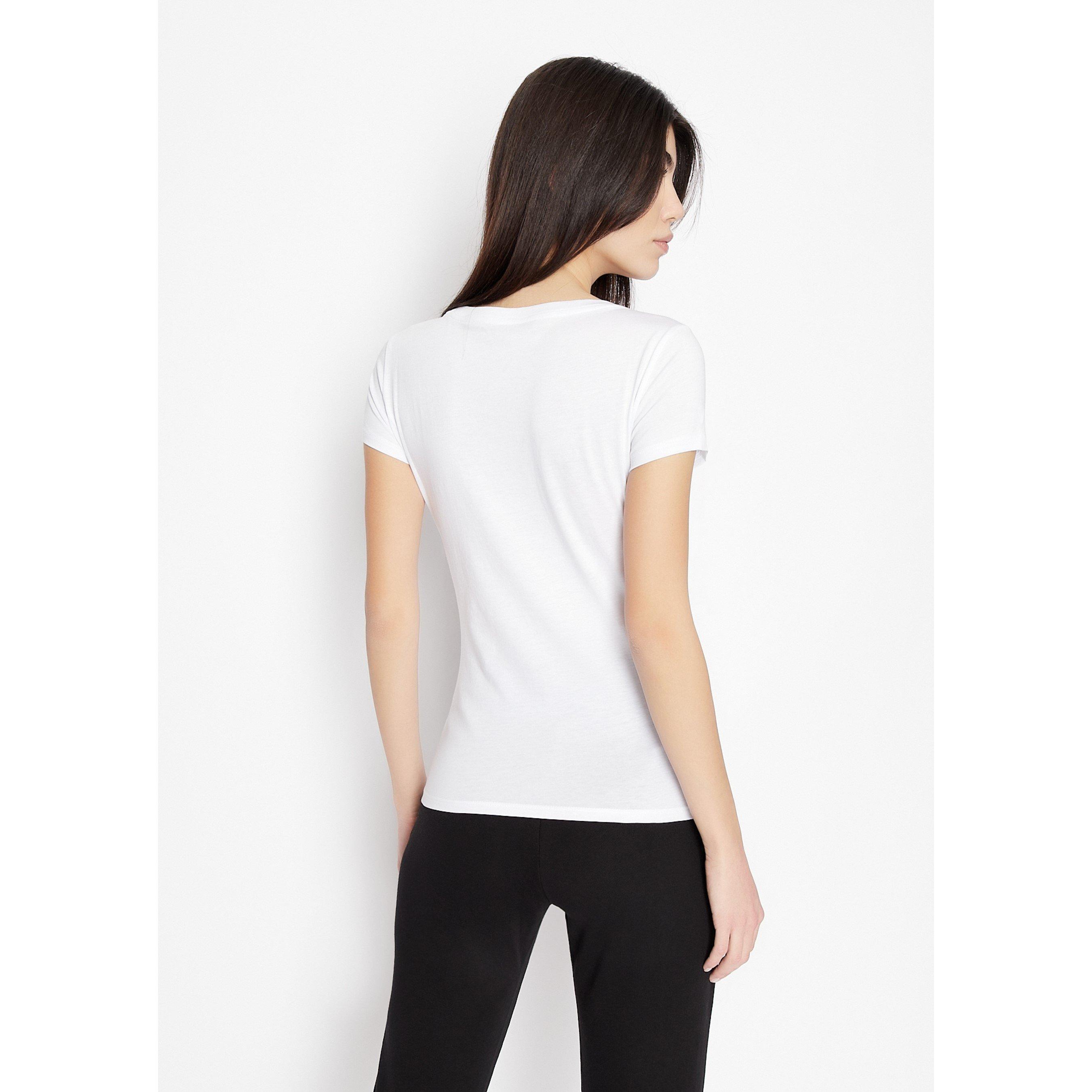White - Armani Exchange - Logo T-Shirt - 2
