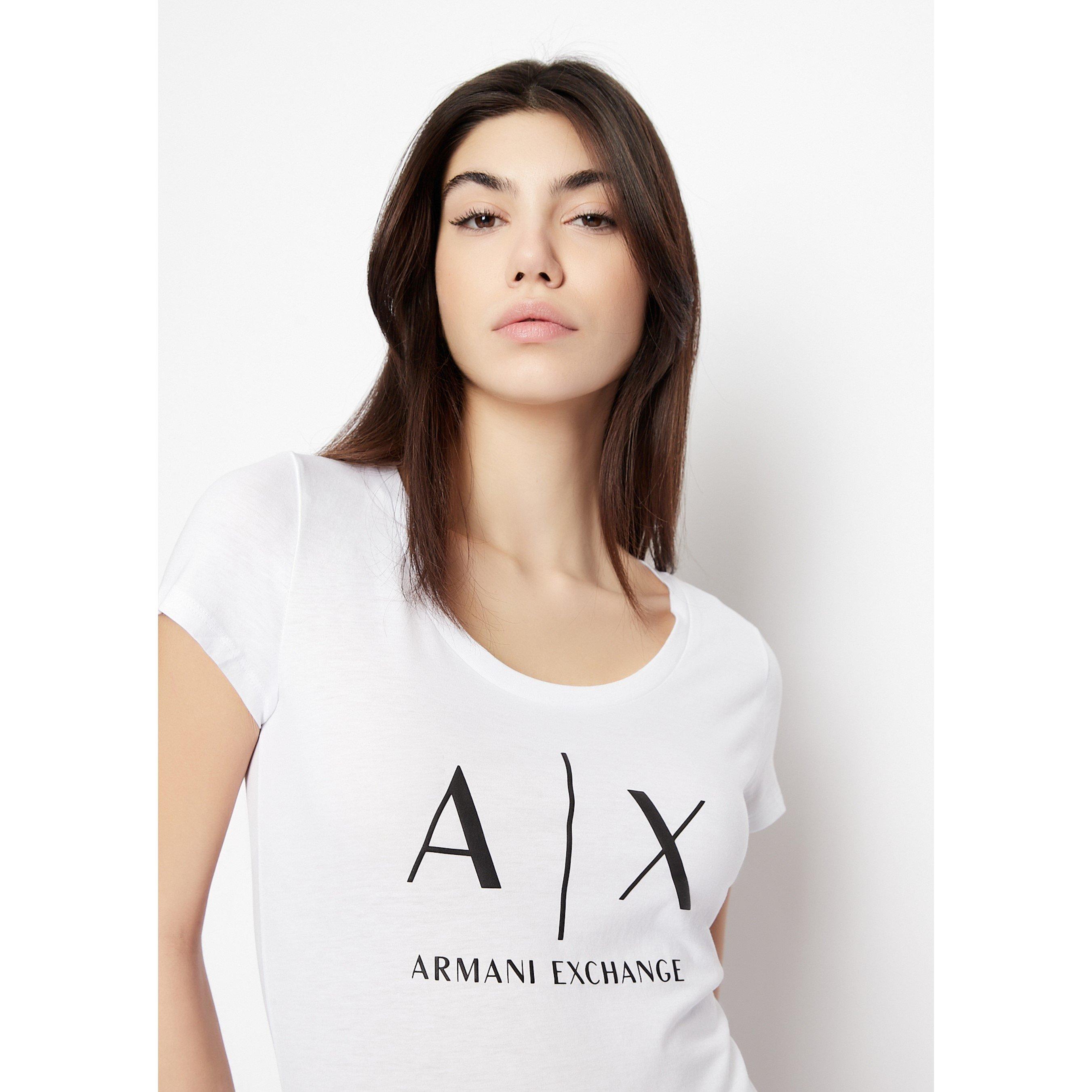 White - Armani Exchange - Logo T-Shirt - 4