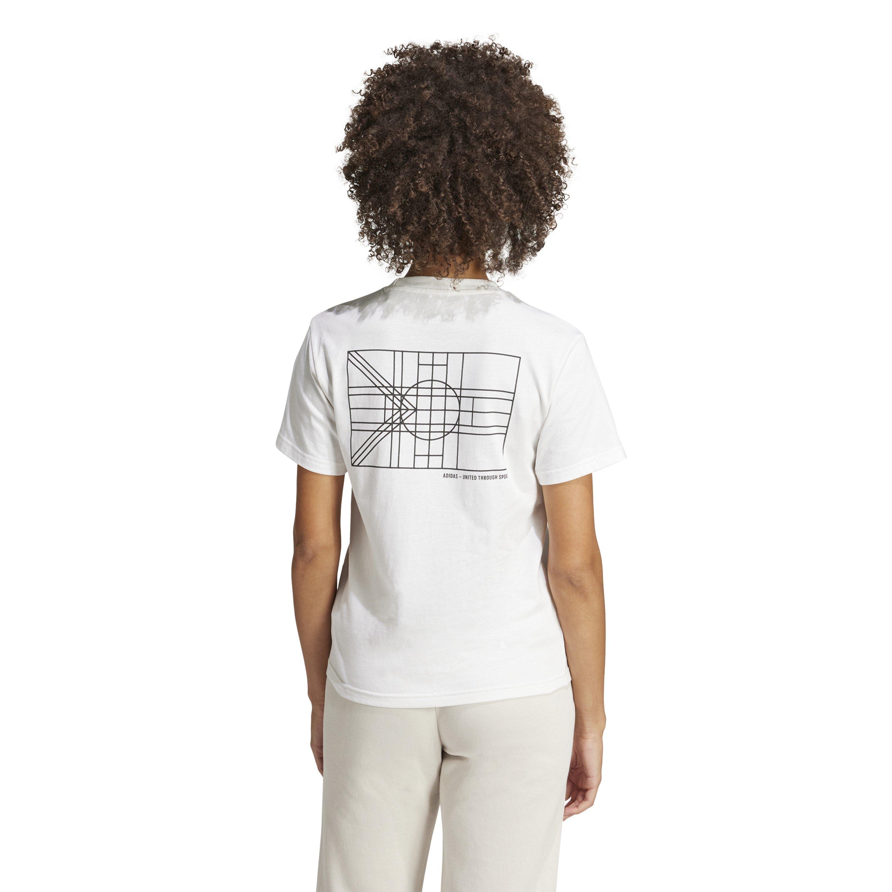 White - adidas - W Tiro Nts T T-Shirt Womens - 3