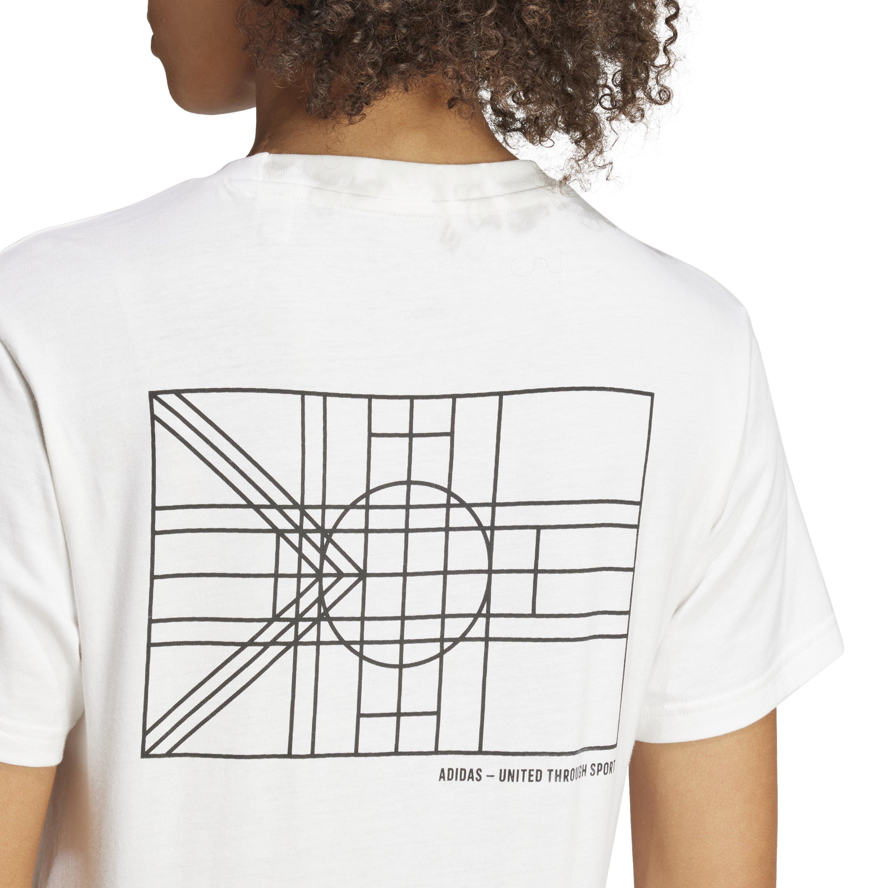 White - adidas - W Tiro Nts T T-Shirt Womens - 5