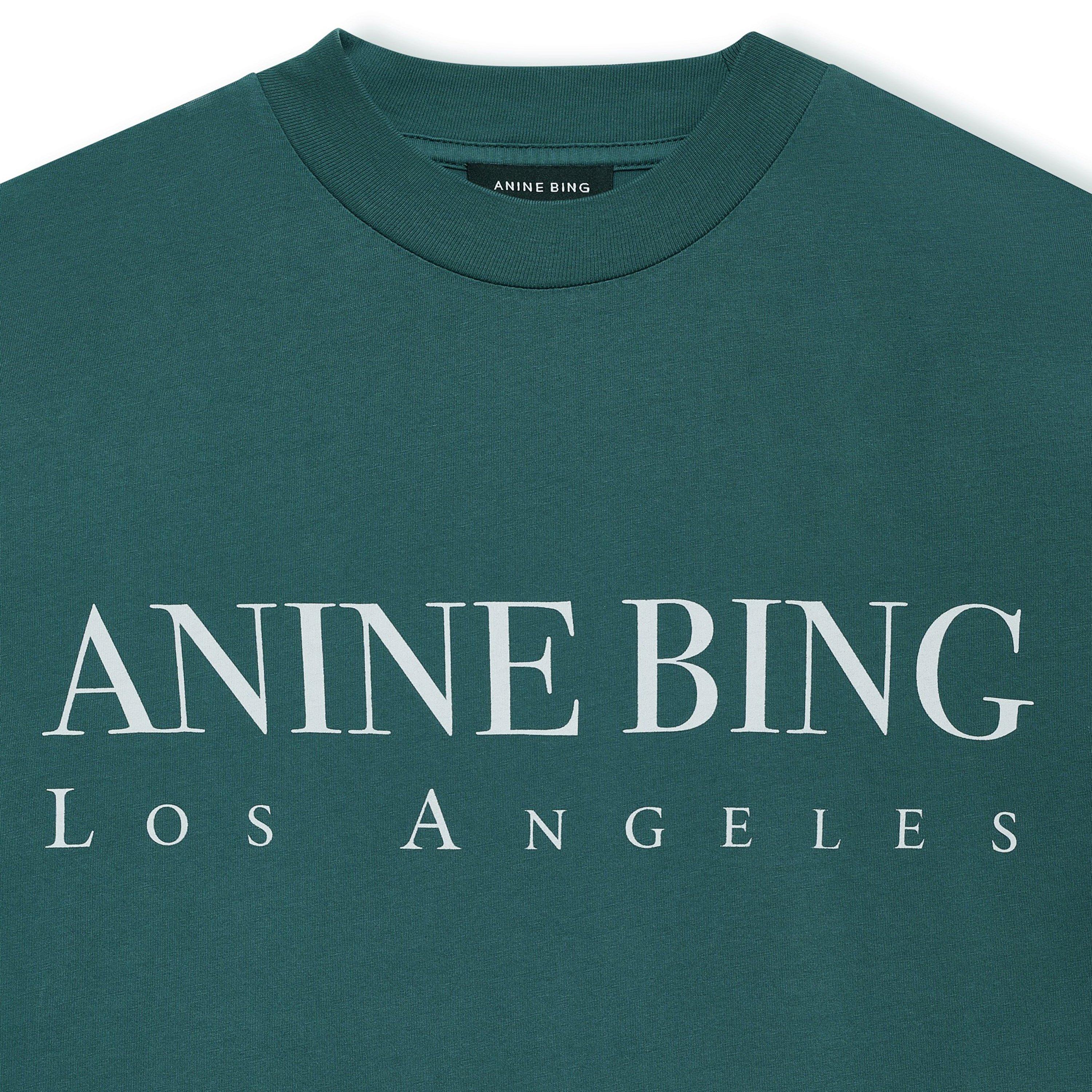 Dark Teal - Anine Bing - Womens Ashton T-Shirt - 4