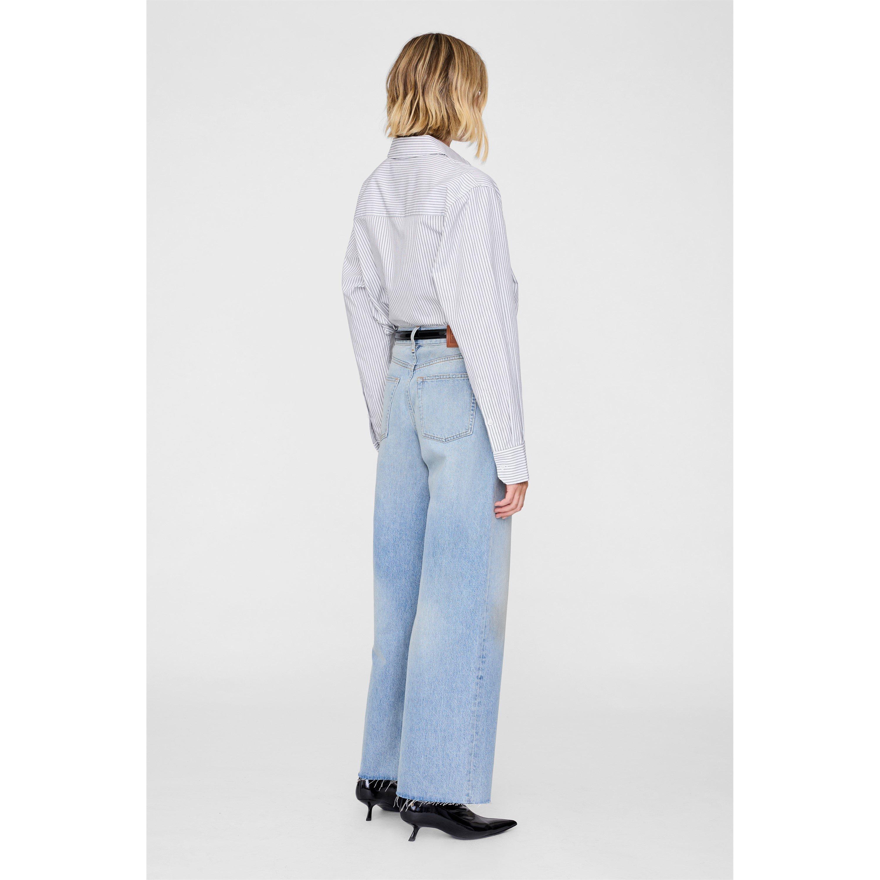 White Navy Str - Anine Bing - Womens Essie Shirt - 3