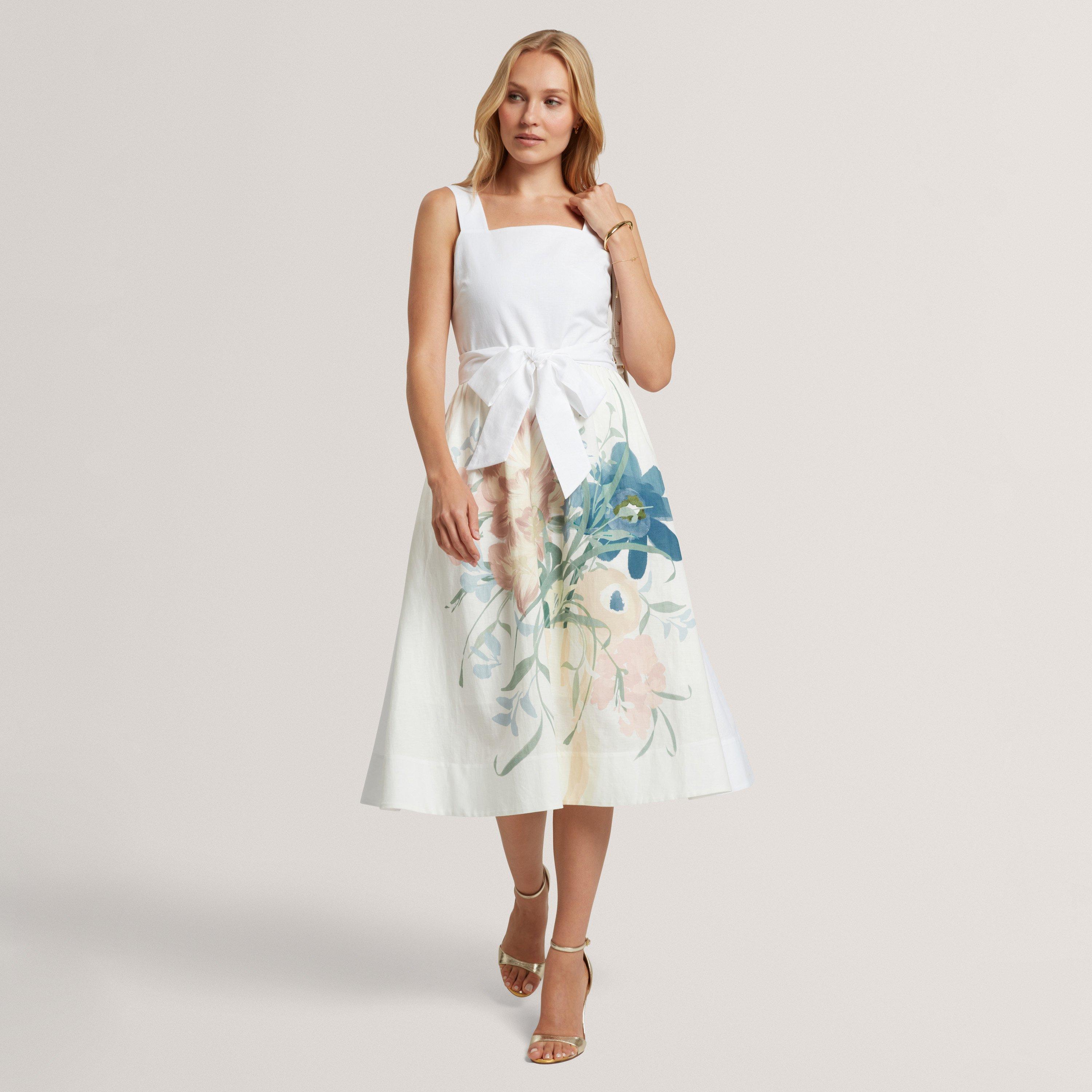 Ivory - Ted Baker - Ted Baker Tie Waist Sundress - 2