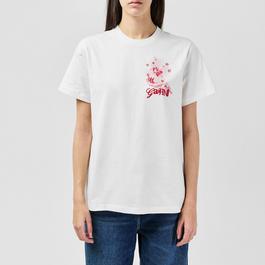 Ganni Celestial Poster T-Shirt