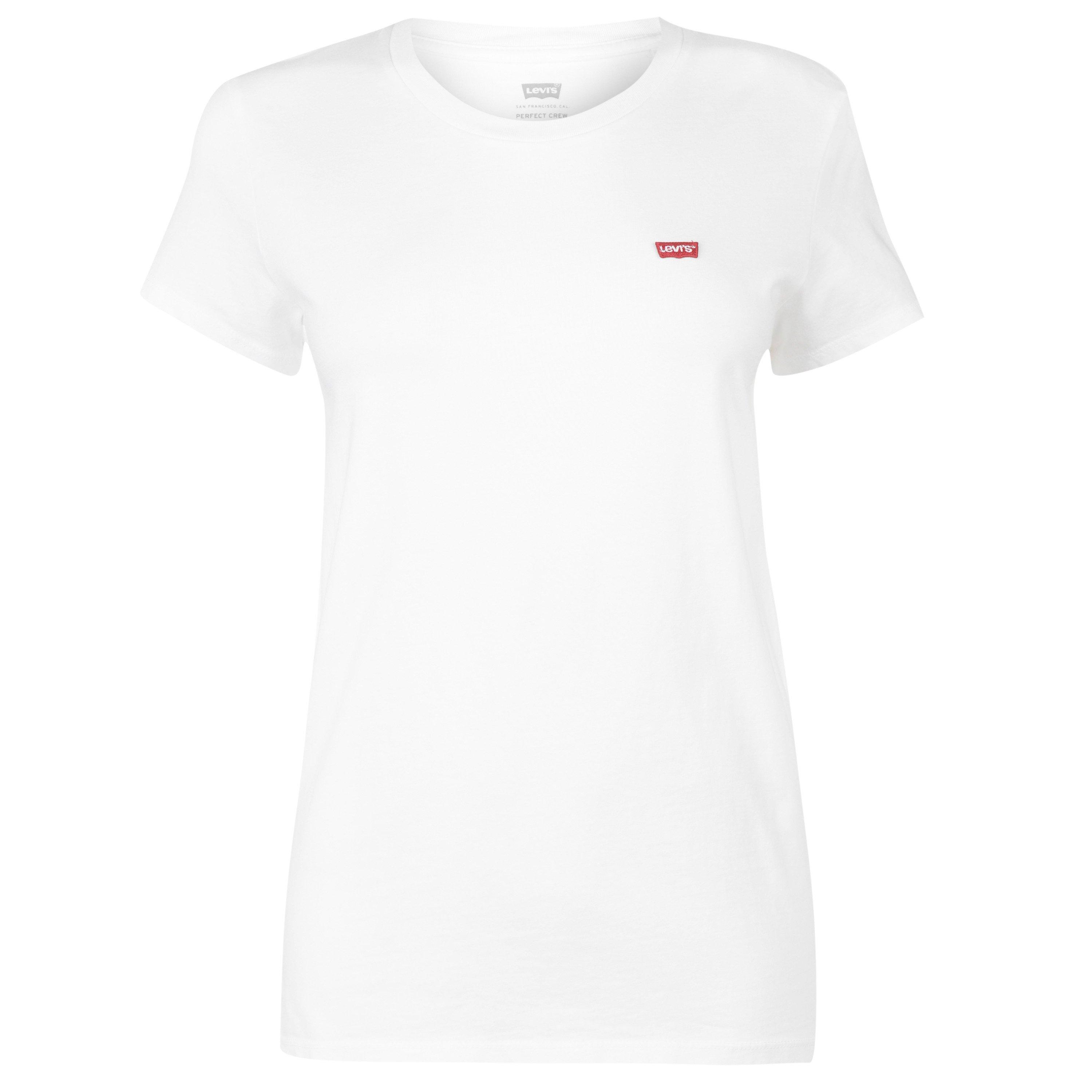 Levis Women's Perfect Tee - White - 8 (XS)