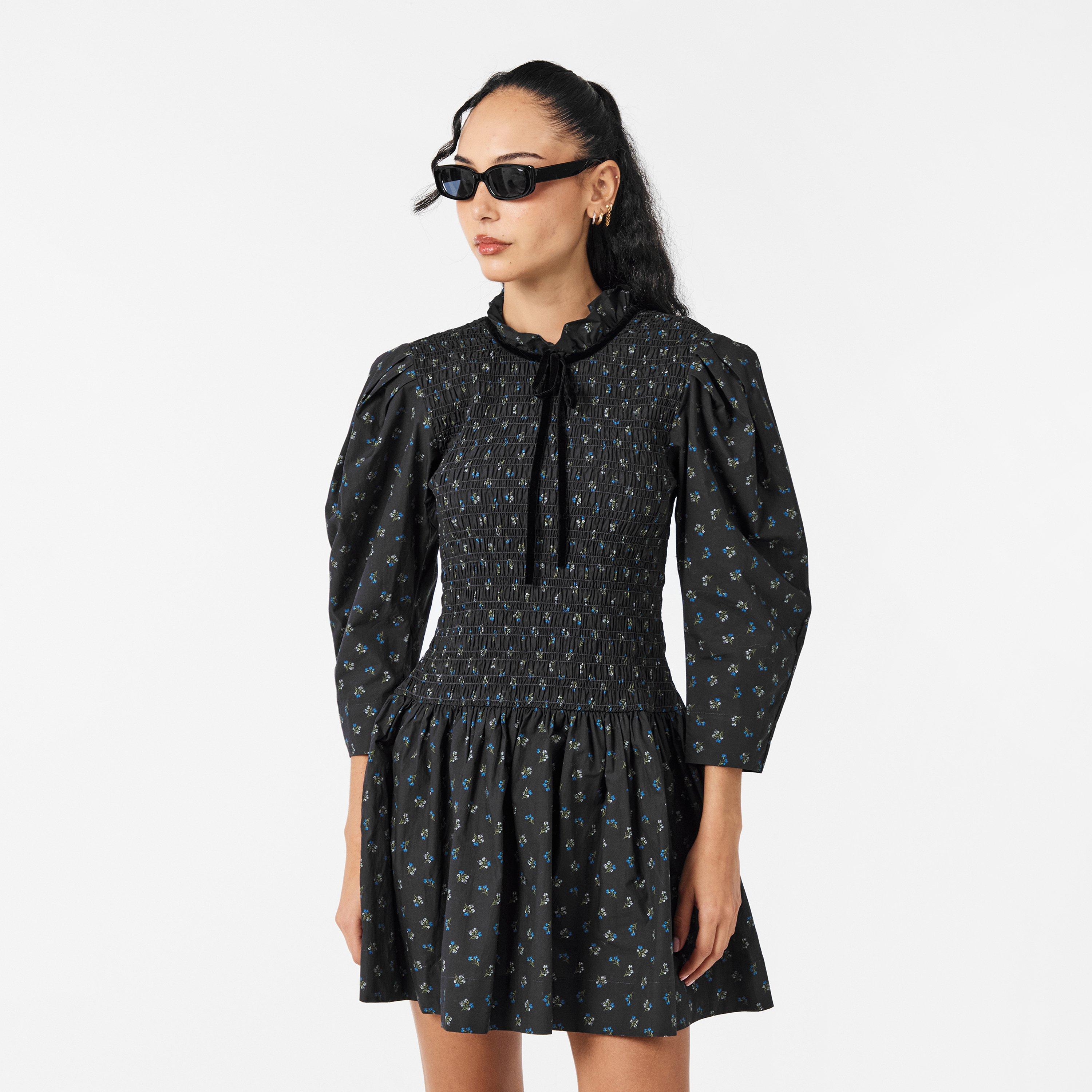 Phantom - Ganni - Women's Smock Mini Dress - 3