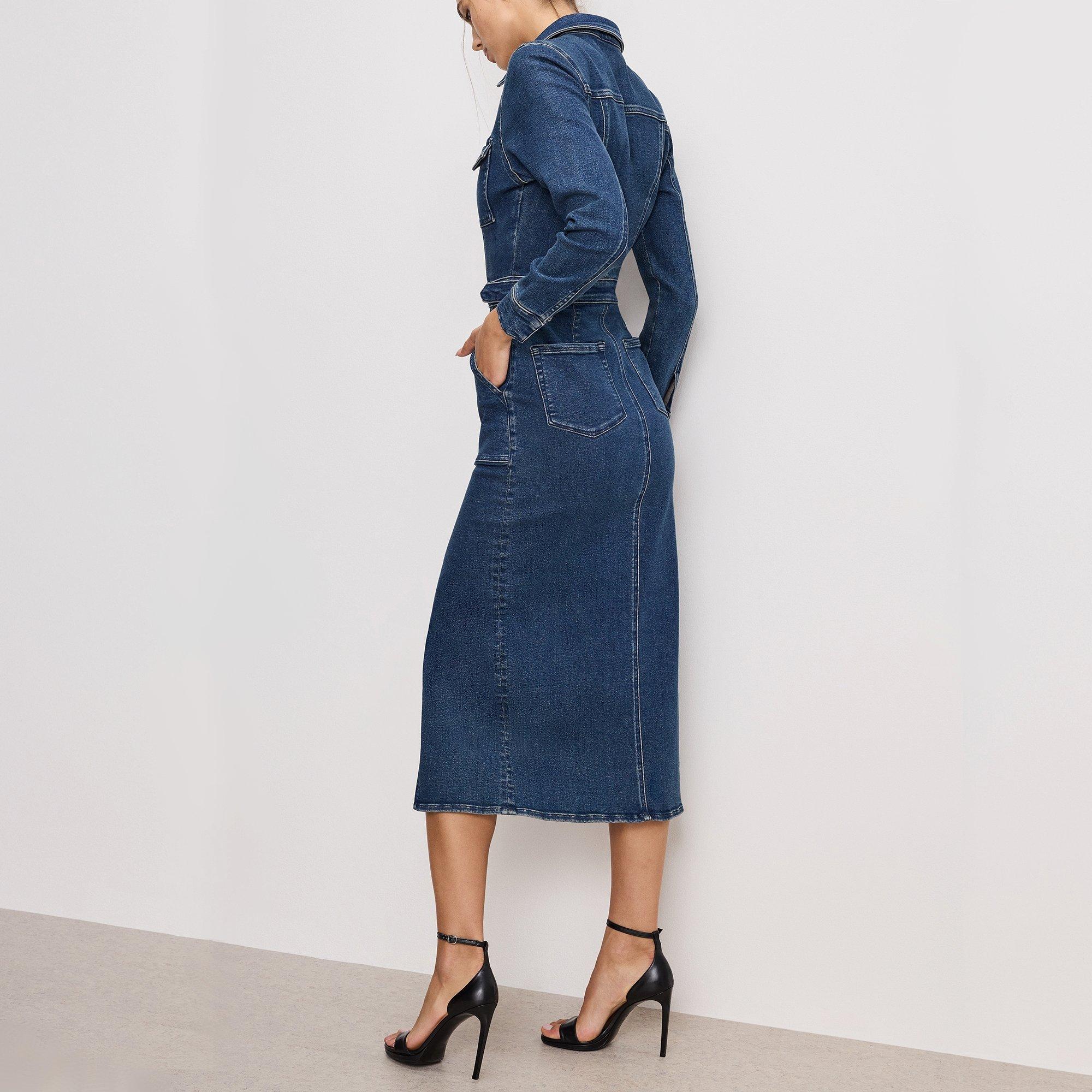  indigo724 - Good American - Good Ls Midi Dress Ld99 - 2