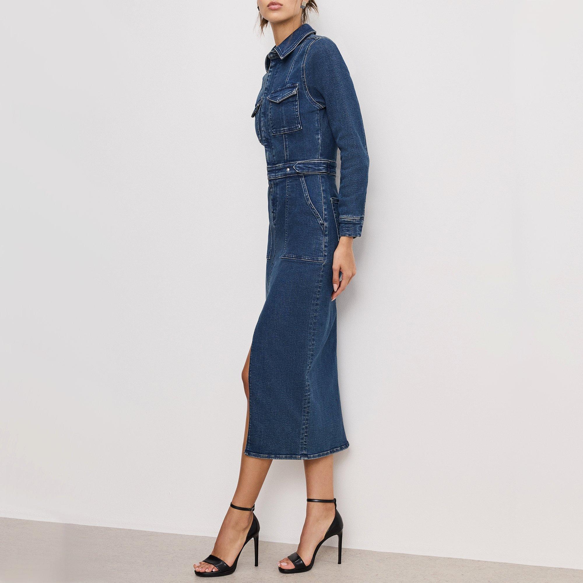  indigo724 - Good American - Good Ls Midi Dress Ld99 - 4