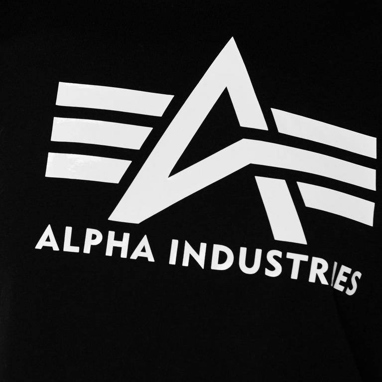 Noir Blanc - Alpha Industries - T-shirt Manche Courte Run Berlin - 4
