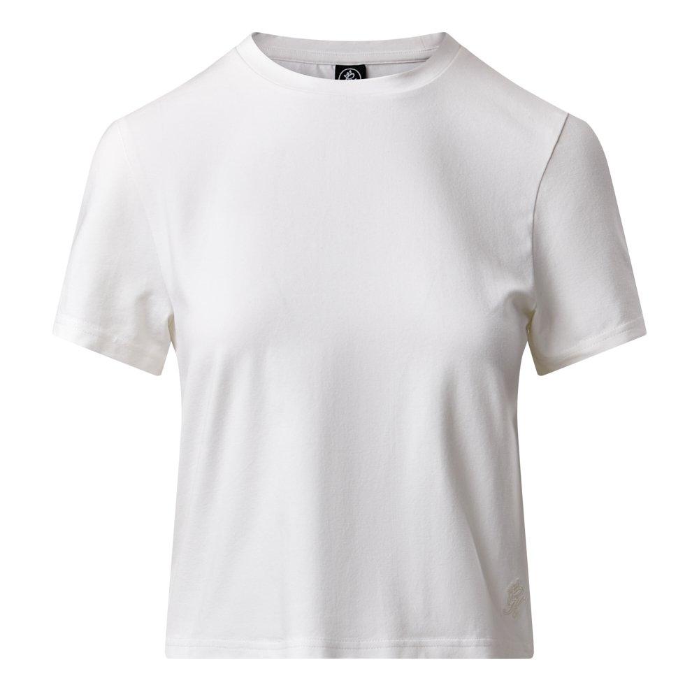 Gym King Victory Jersey Cap Sleeve Tee - White