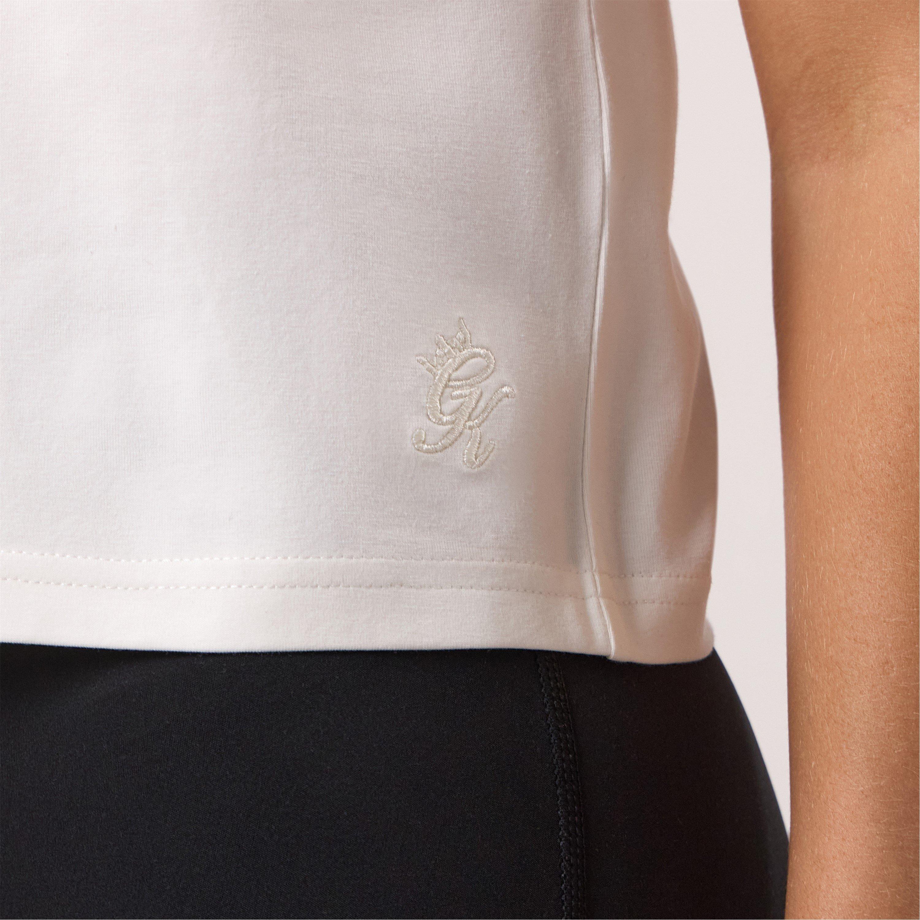 Cream - Gym King - Gym King Victory Jersey Cap Sleeve Tee - White - 5