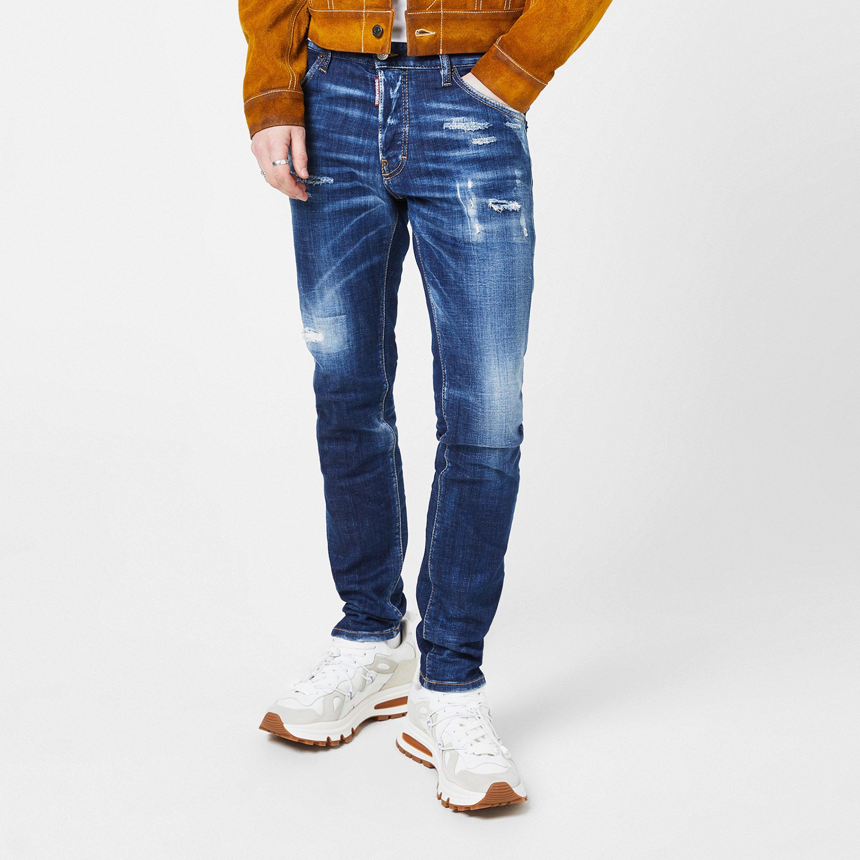 DSquared2 Slim Fit Jeans Slim Jeans FRASERS - Main Image