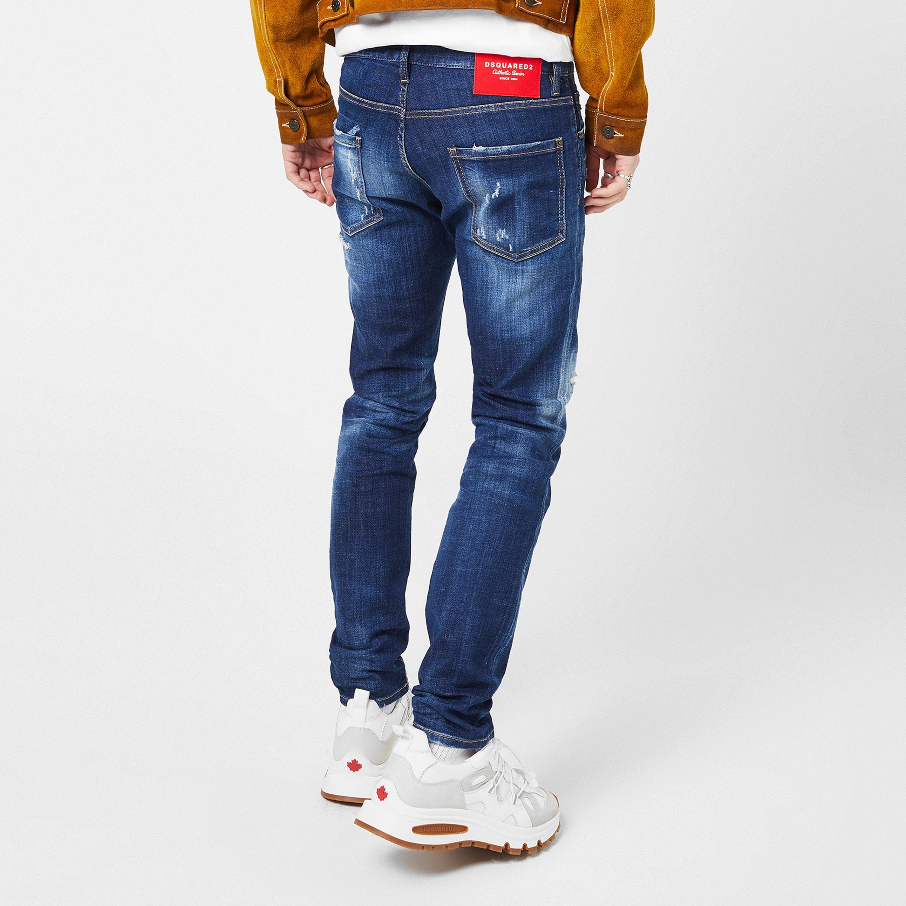 Blue 470 - DSquared2 - Slim Fit Jeans - 4