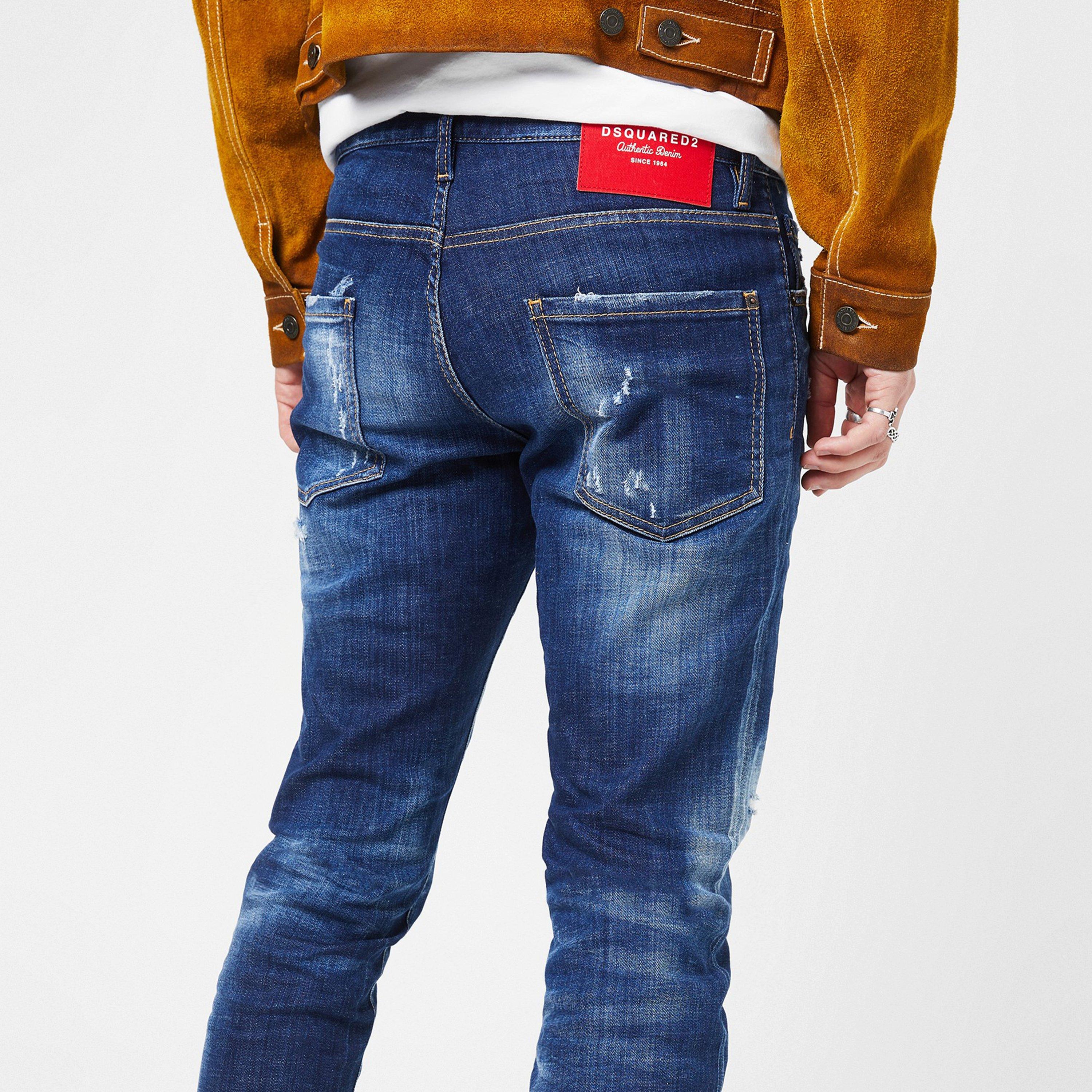 Blue 470 - DSquared2 - Slim Fit Jeans - 5