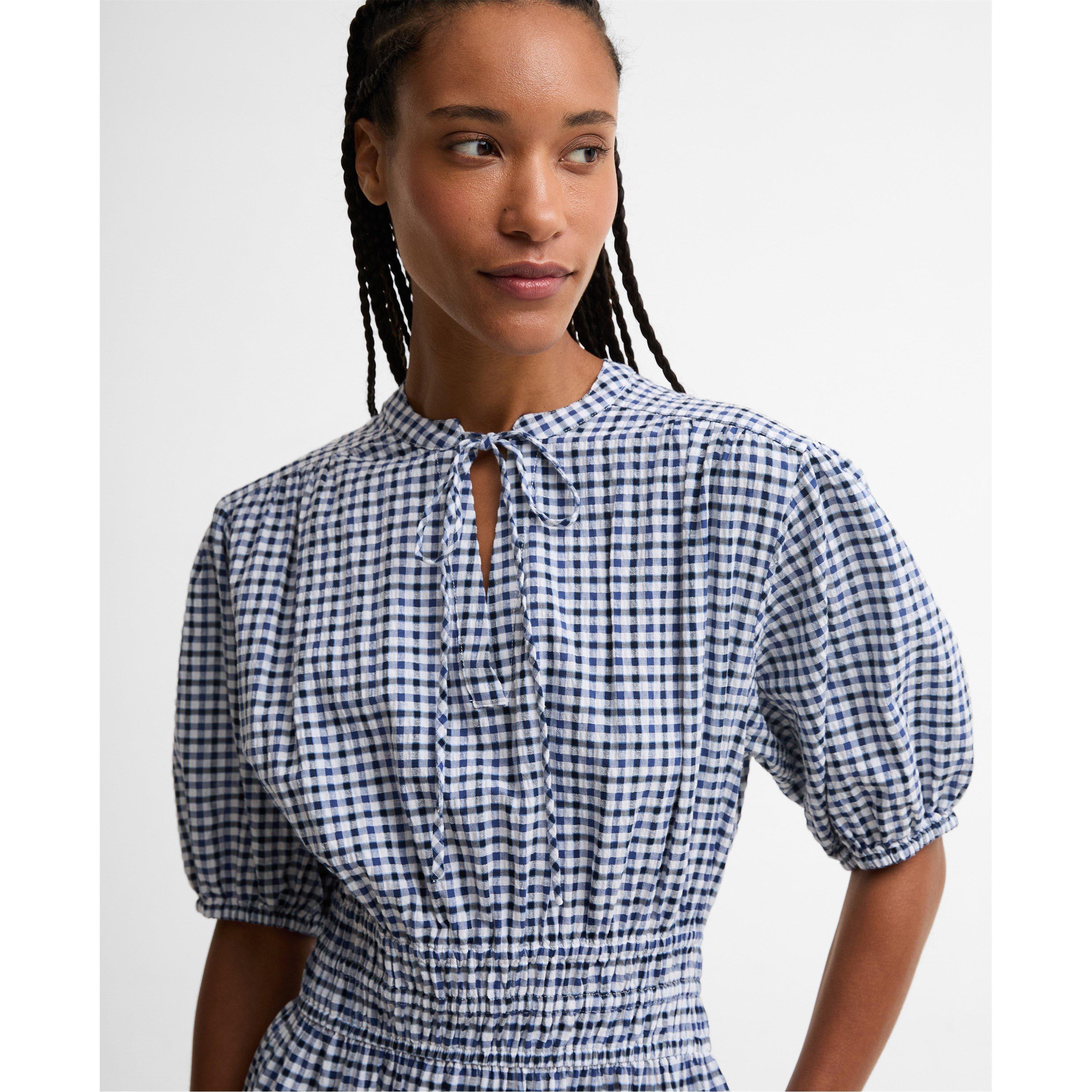 Multi Gingham - Barbour - Women's A Line Dress - 4