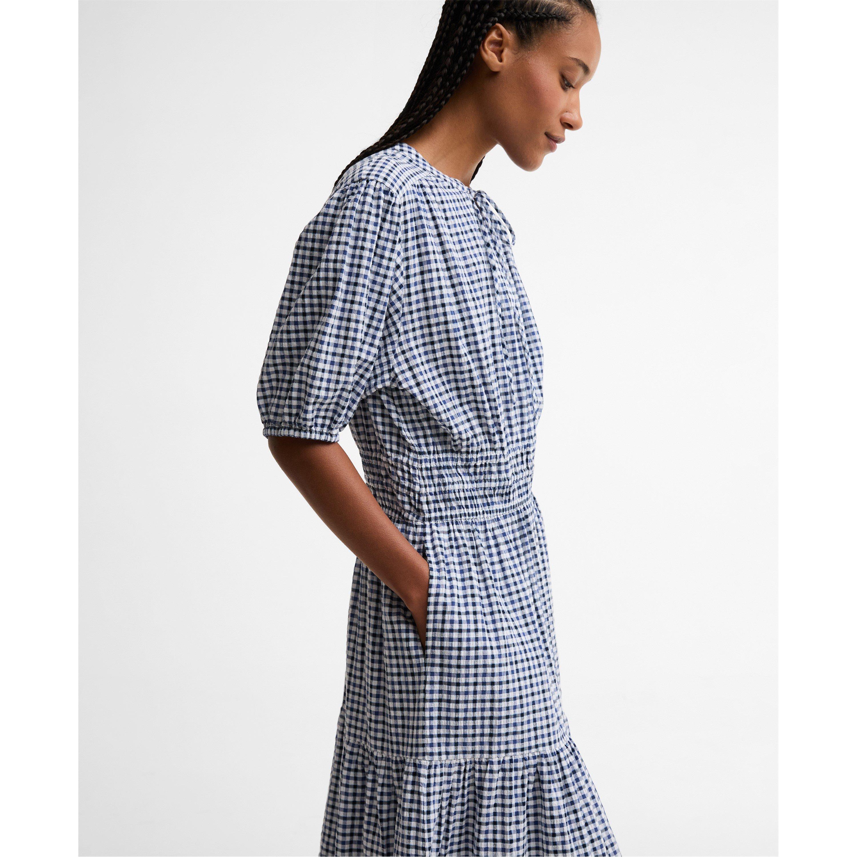 Multi Gingham - Barbour - Women's A Line Dress - 5