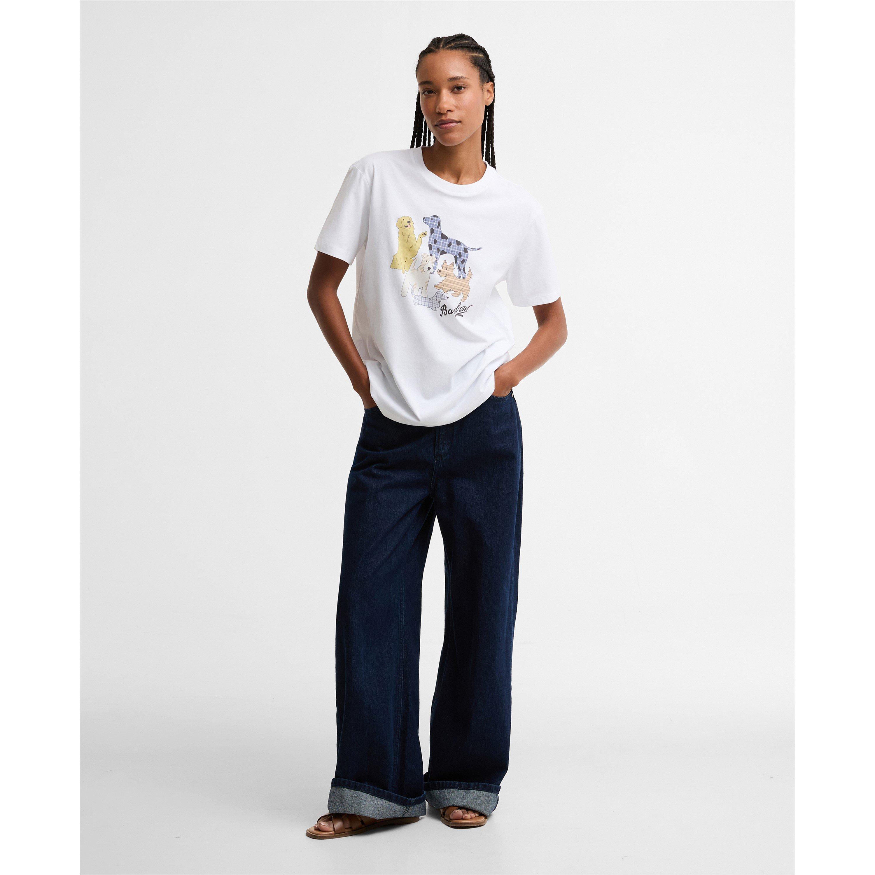 White - Barbour - Women's T-Shirt - 5