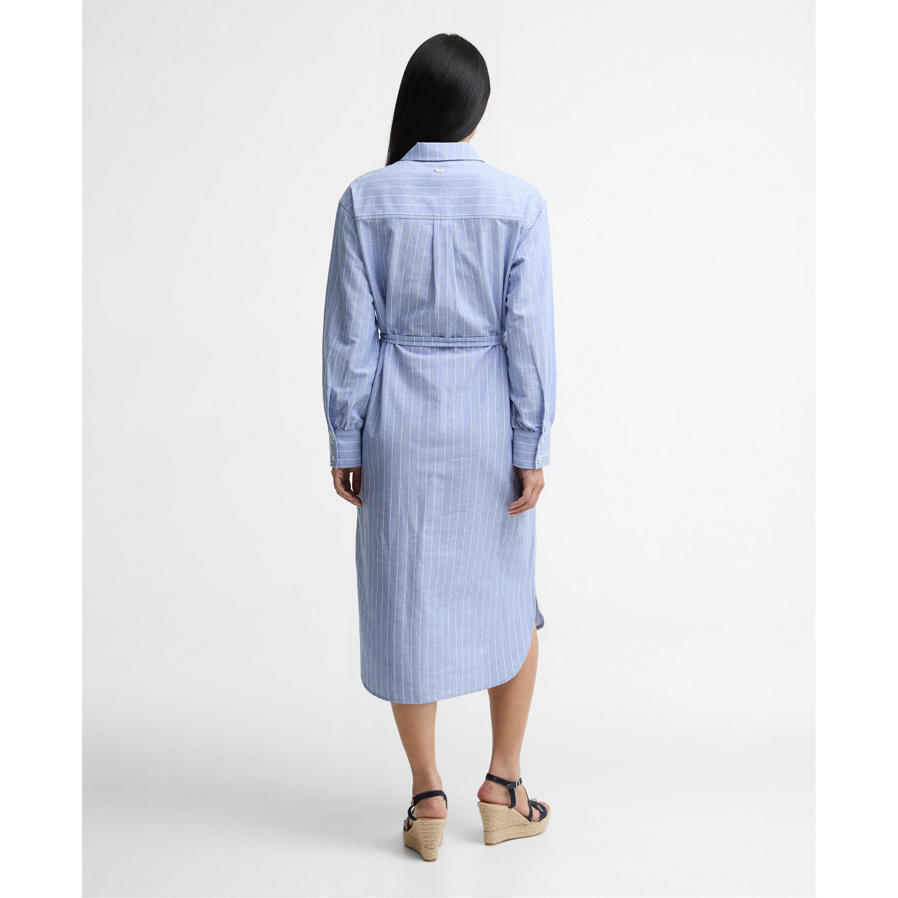 Chambray/W Strp - Barbour - Women's Shirt Dress - 3