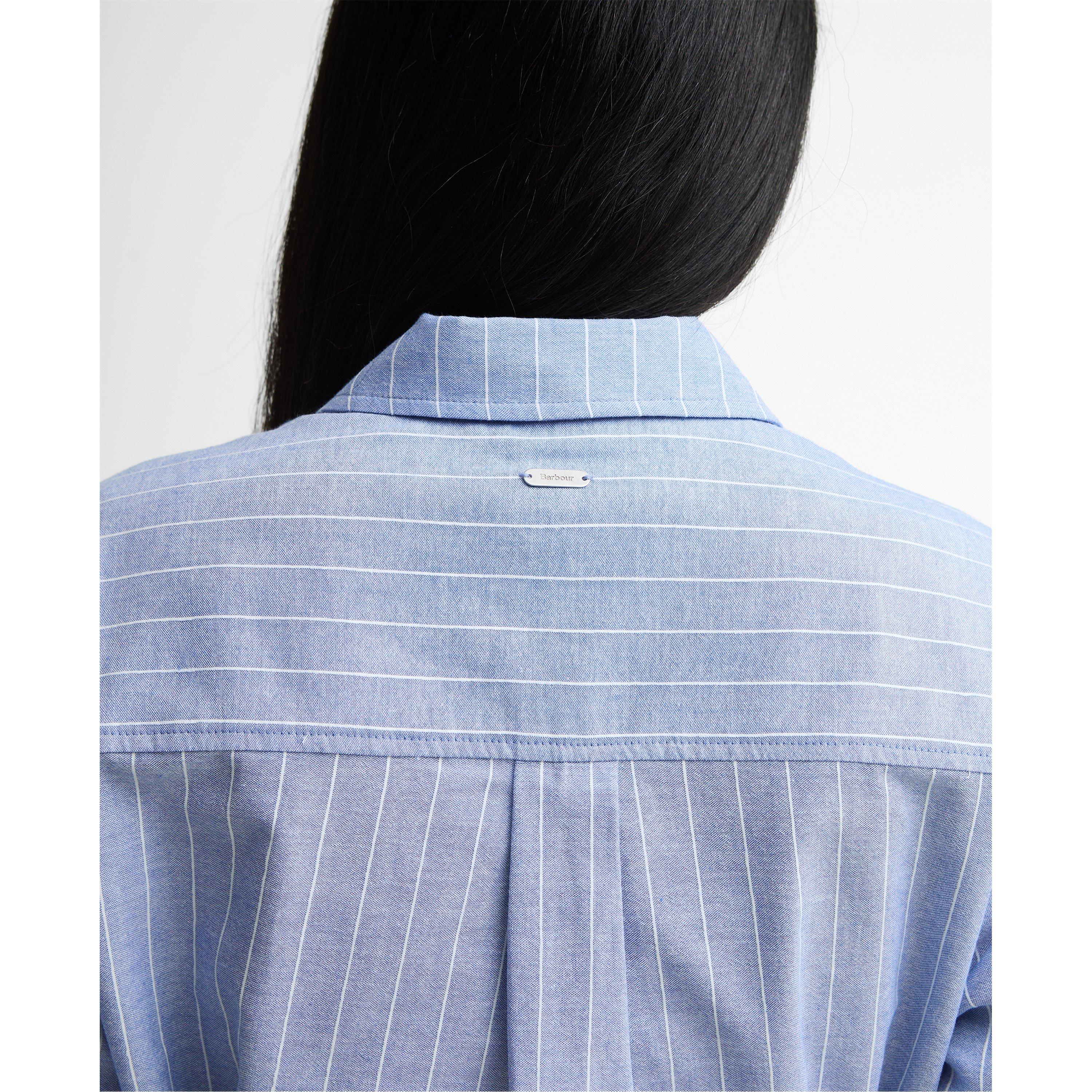 Chambray/W Strp - Barbour - Women's Shirt Dress - 5