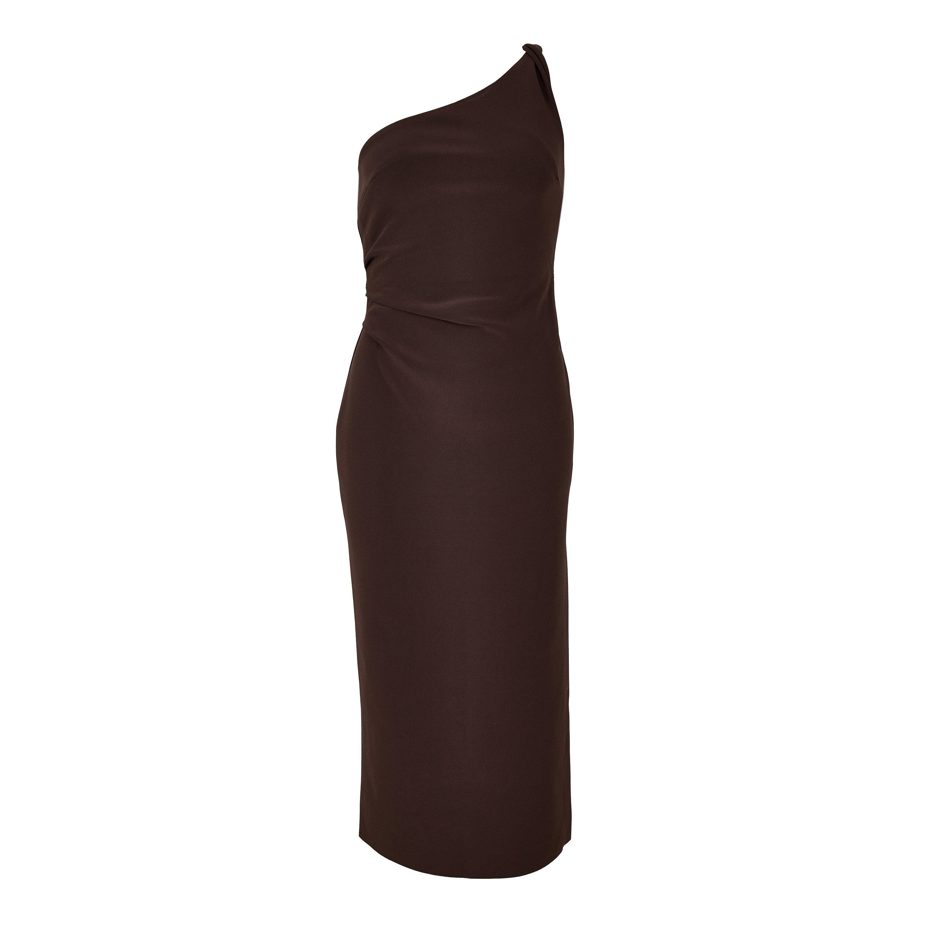 Dark Chocolate - Bec and Bridge - Womens Ariven Asym Mini Dress - 1