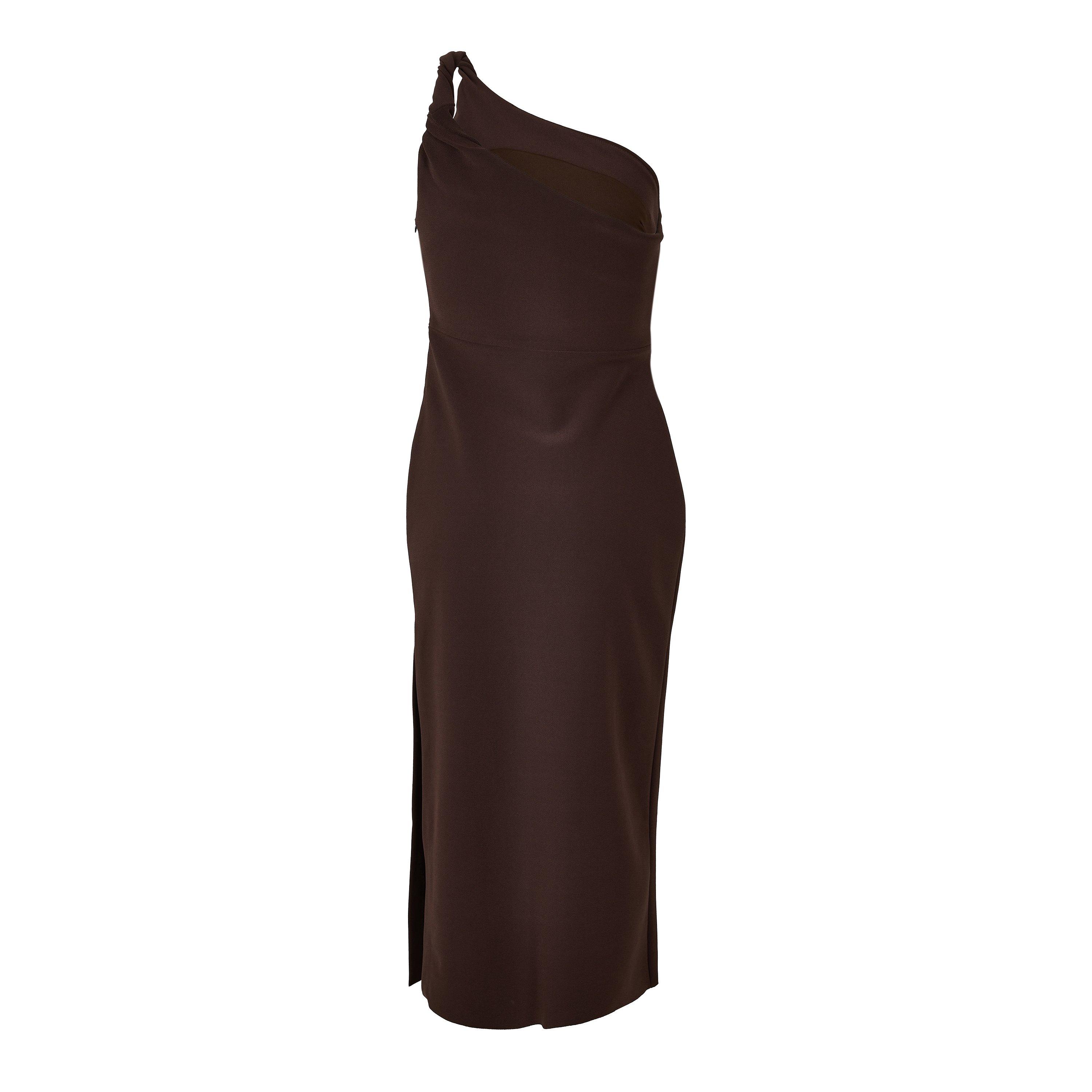 Dark Chocolate - Bec and Bridge - Womens Ariven Asym Mini Dress - 2