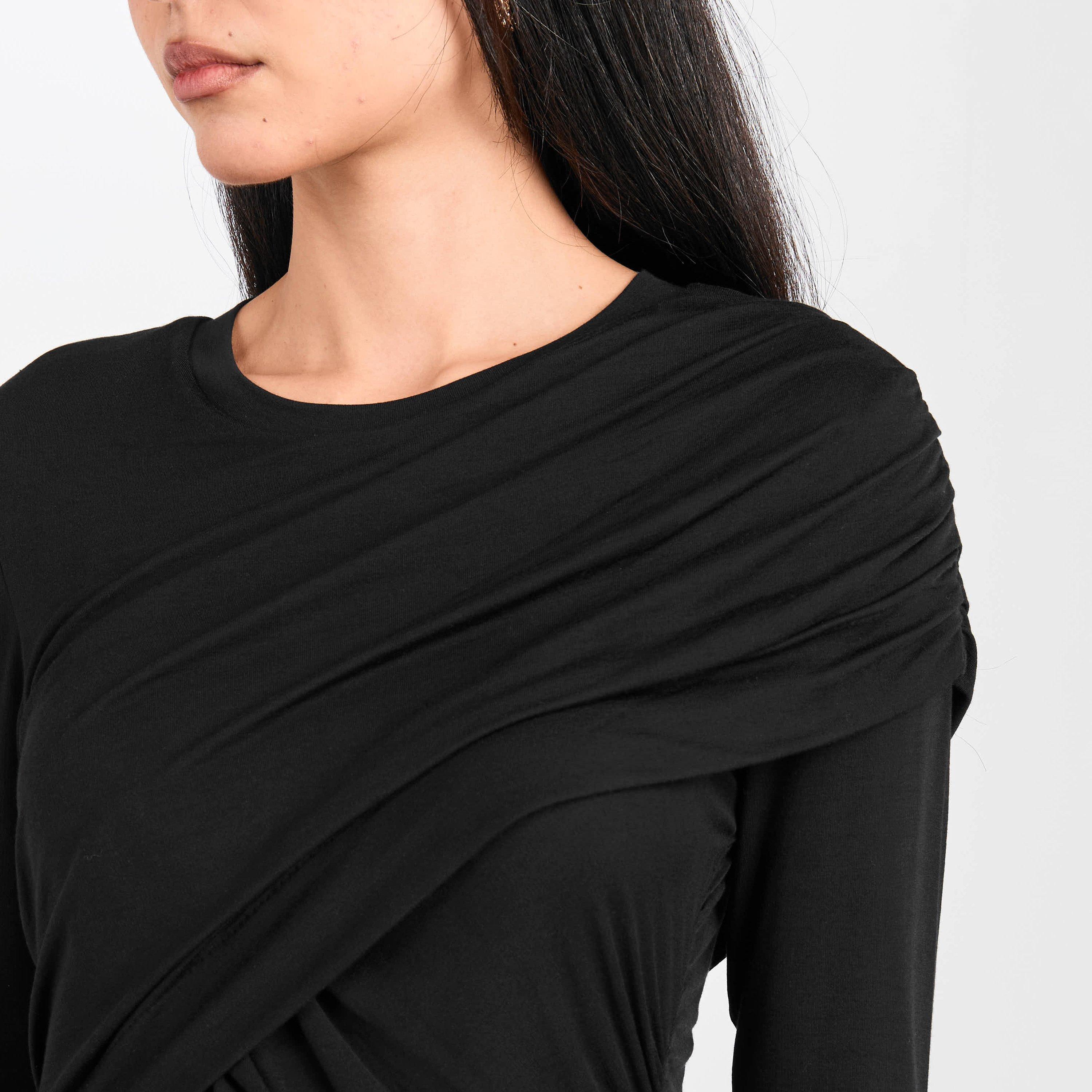 Black 01BK - Marant Etoile - Women's Denise Bodycon Dress - 5