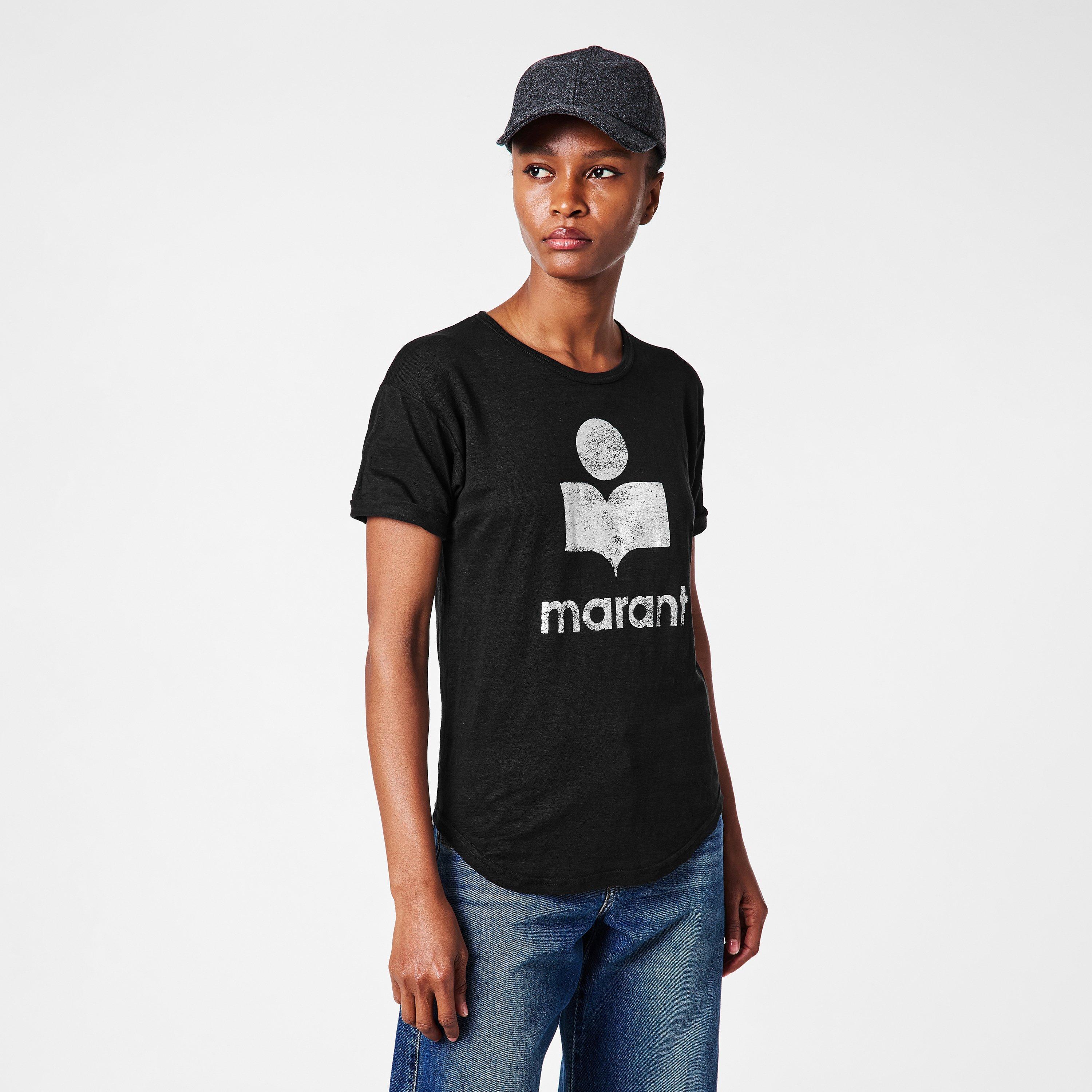 Black 01BK - Marant Etoile - Women's Koldi T-Shirt - 3