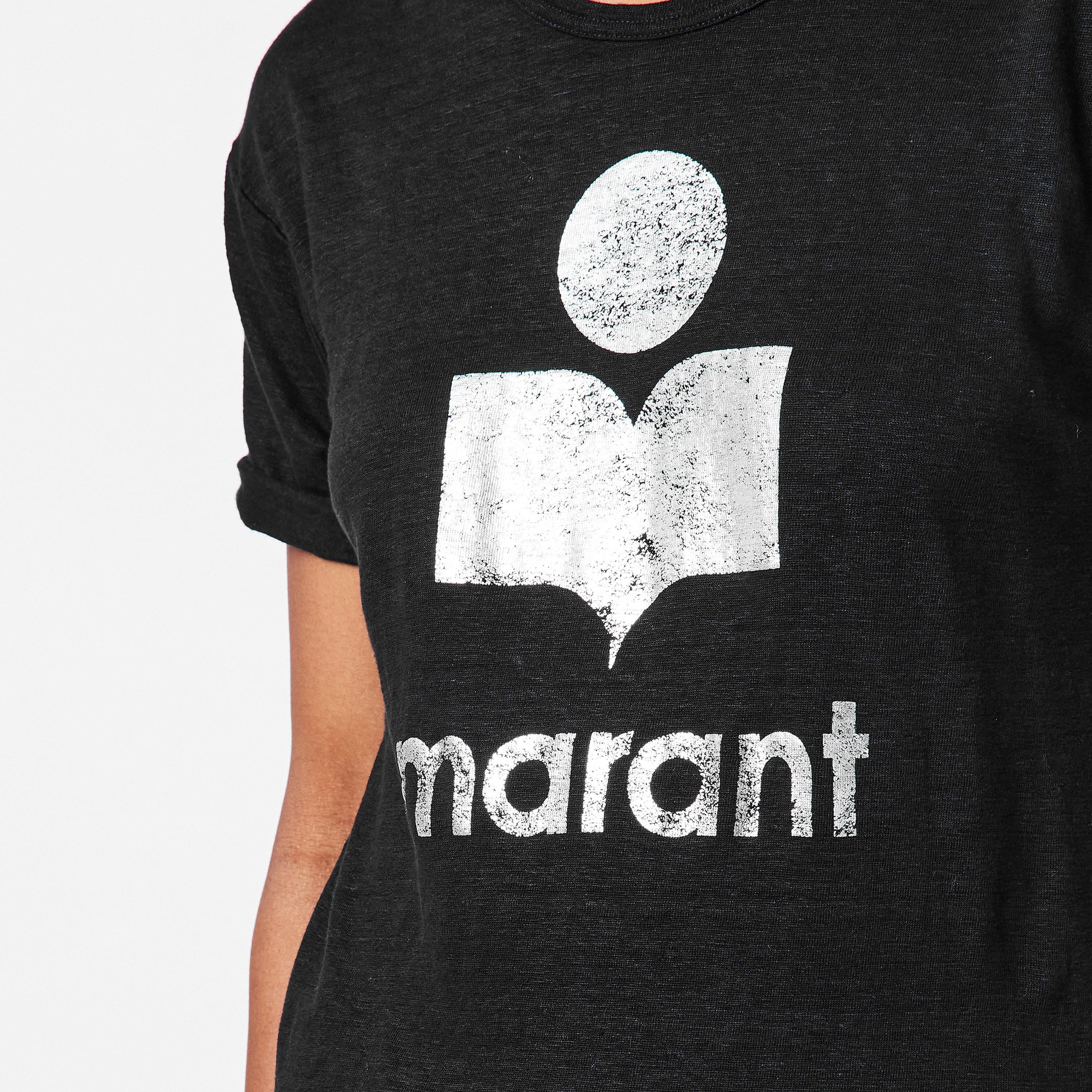Black 01BK - Marant Etoile - Women's Koldi T-Shirt - 5