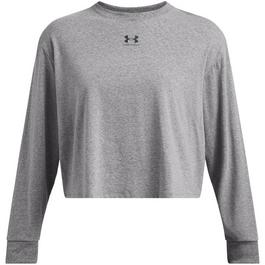 Under Armour Rival Terry Oversized T-Shirt Womens